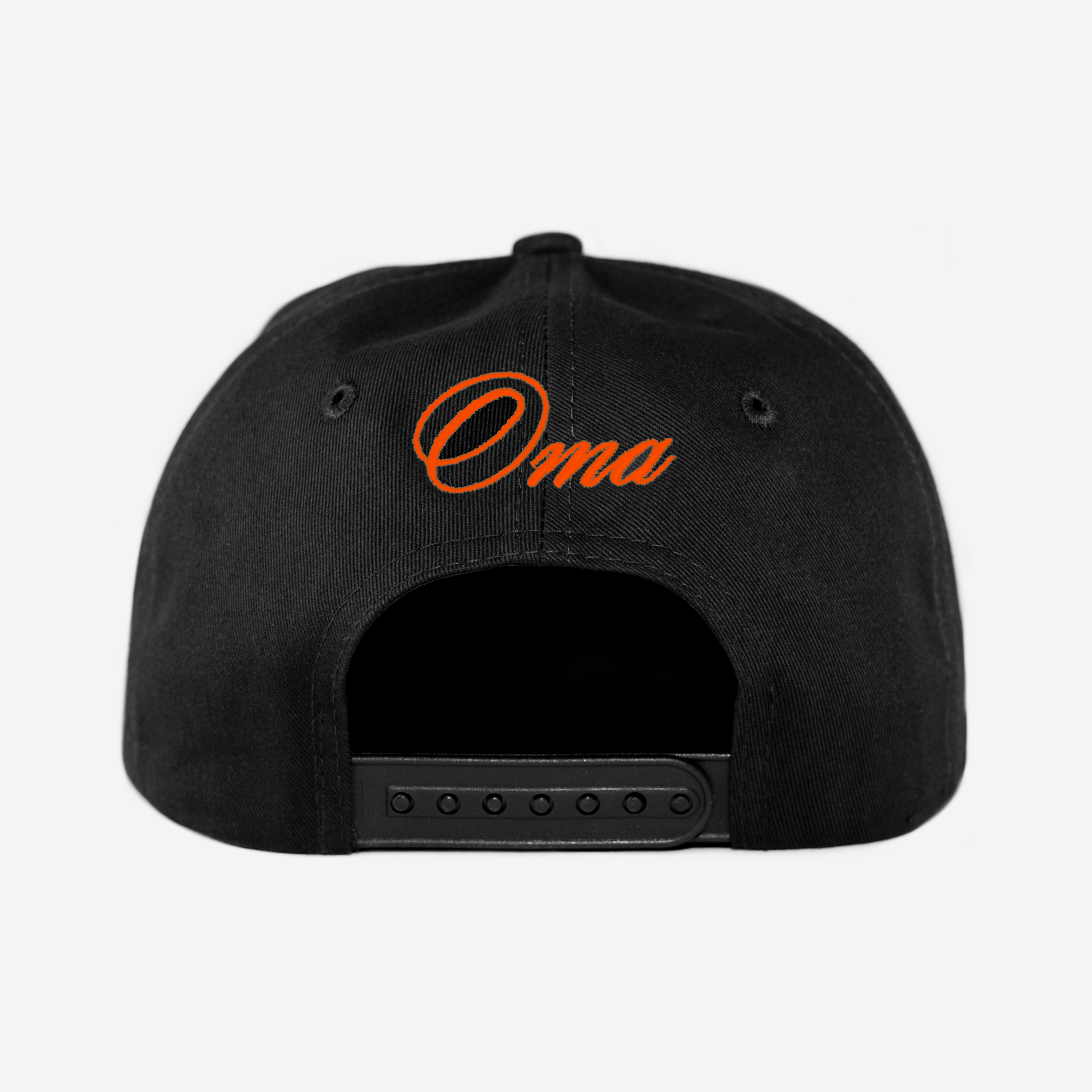 SAN FRANCISCO SCRIPT HAT (BLK/ORANGE)