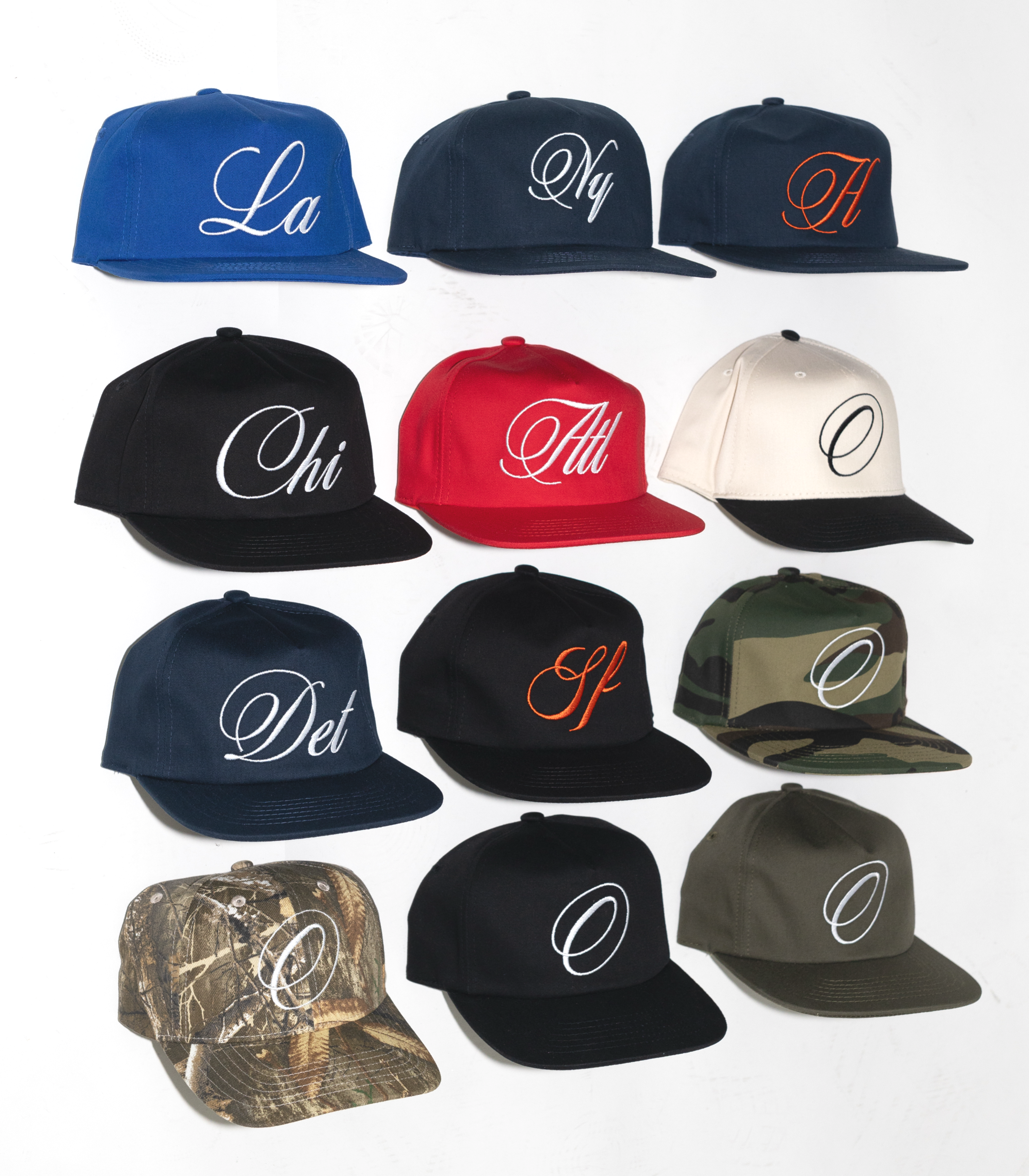 NEW YORK SCRIPT HAT (BLACK)