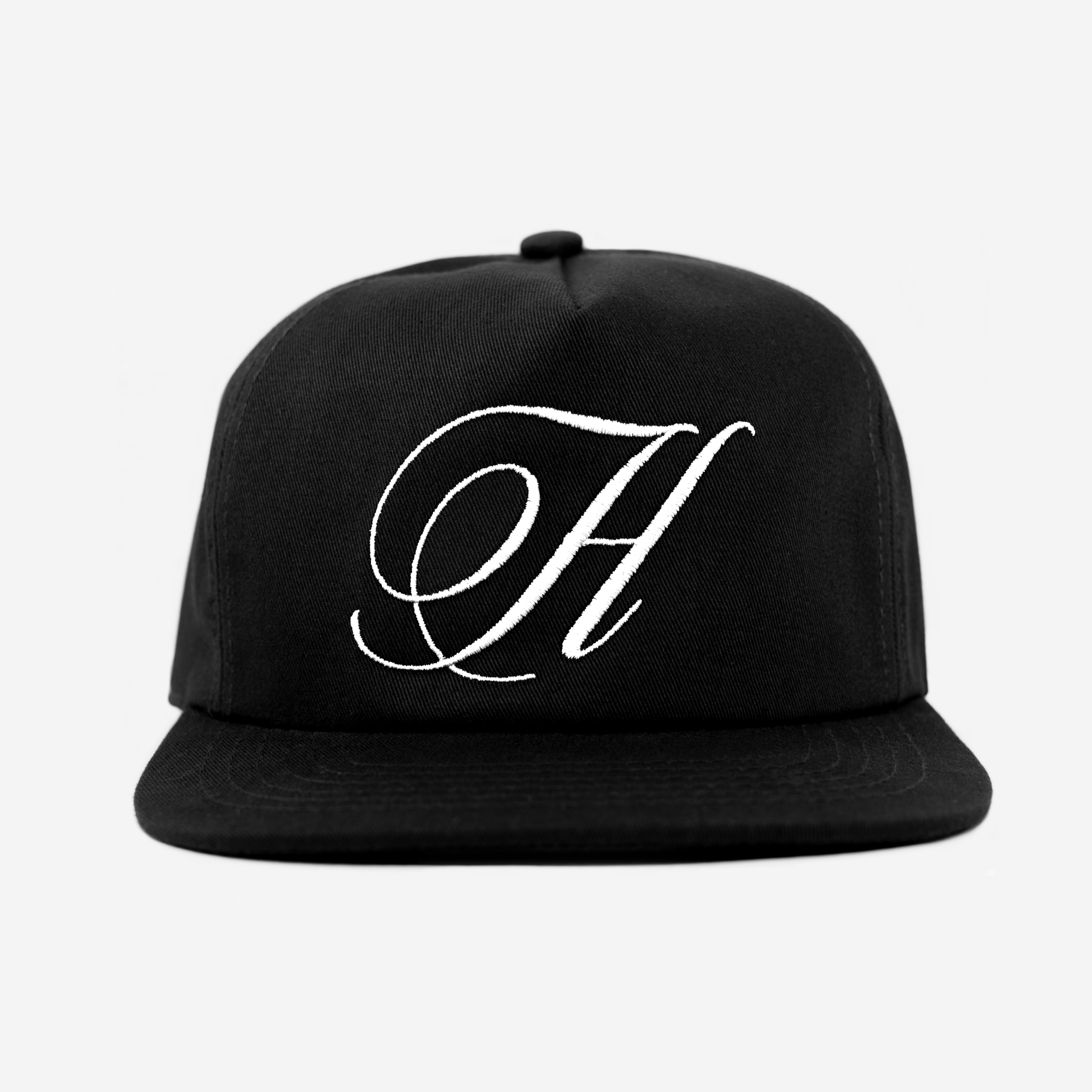HOUSTON SCRIPT HAT (BLACK)