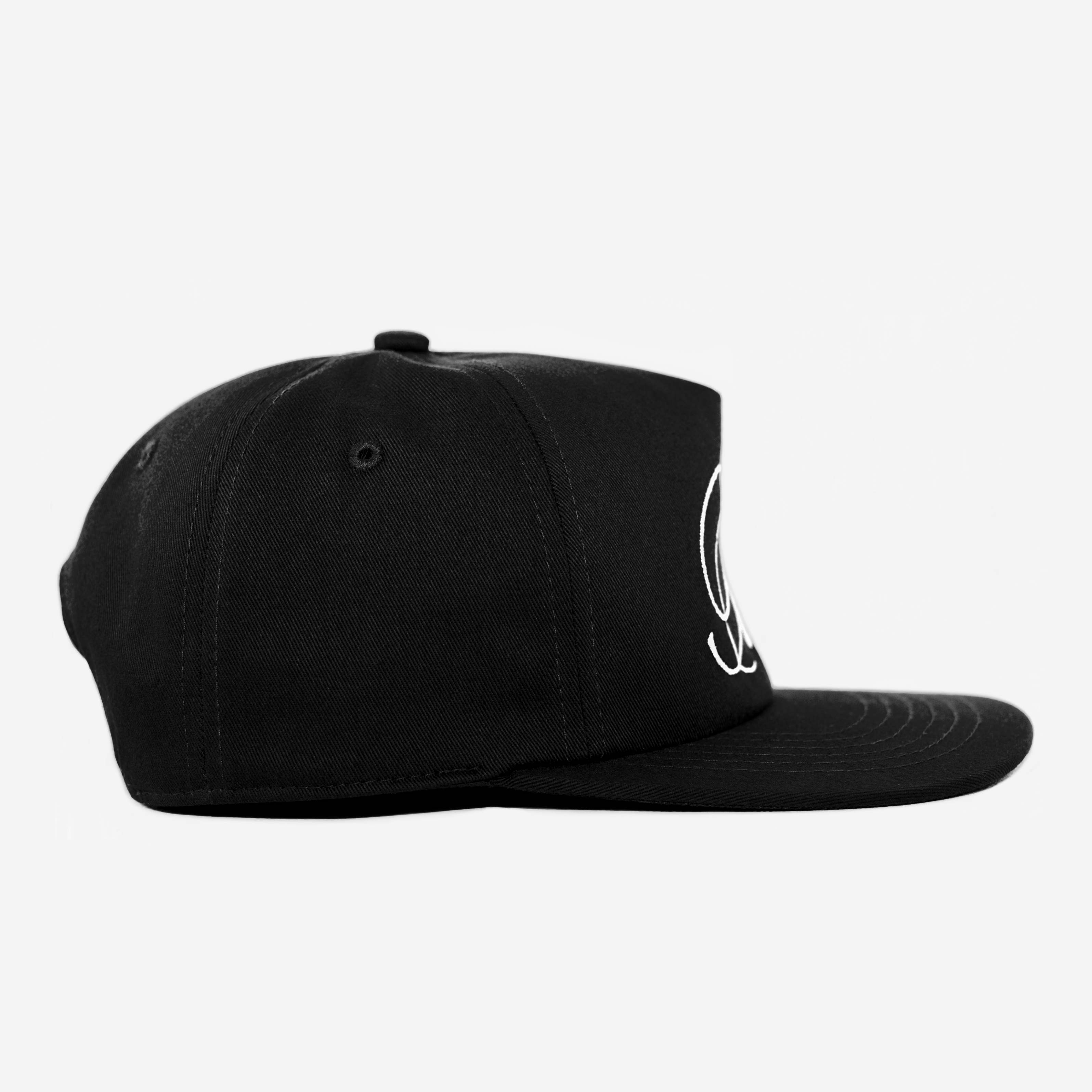 HOUSTON SCRIPT HAT (BLACK)