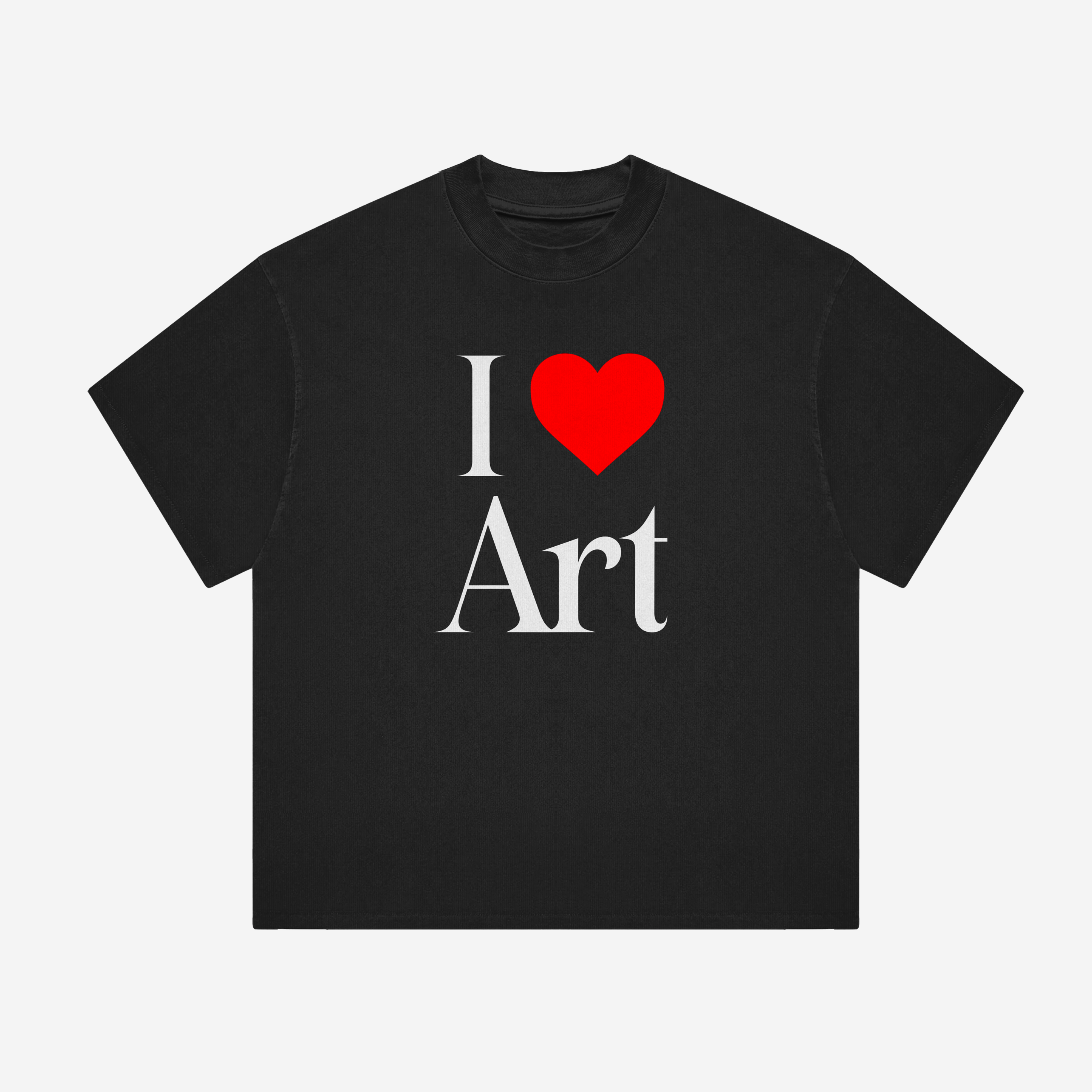 I LOVE ART TEE (BLACK)