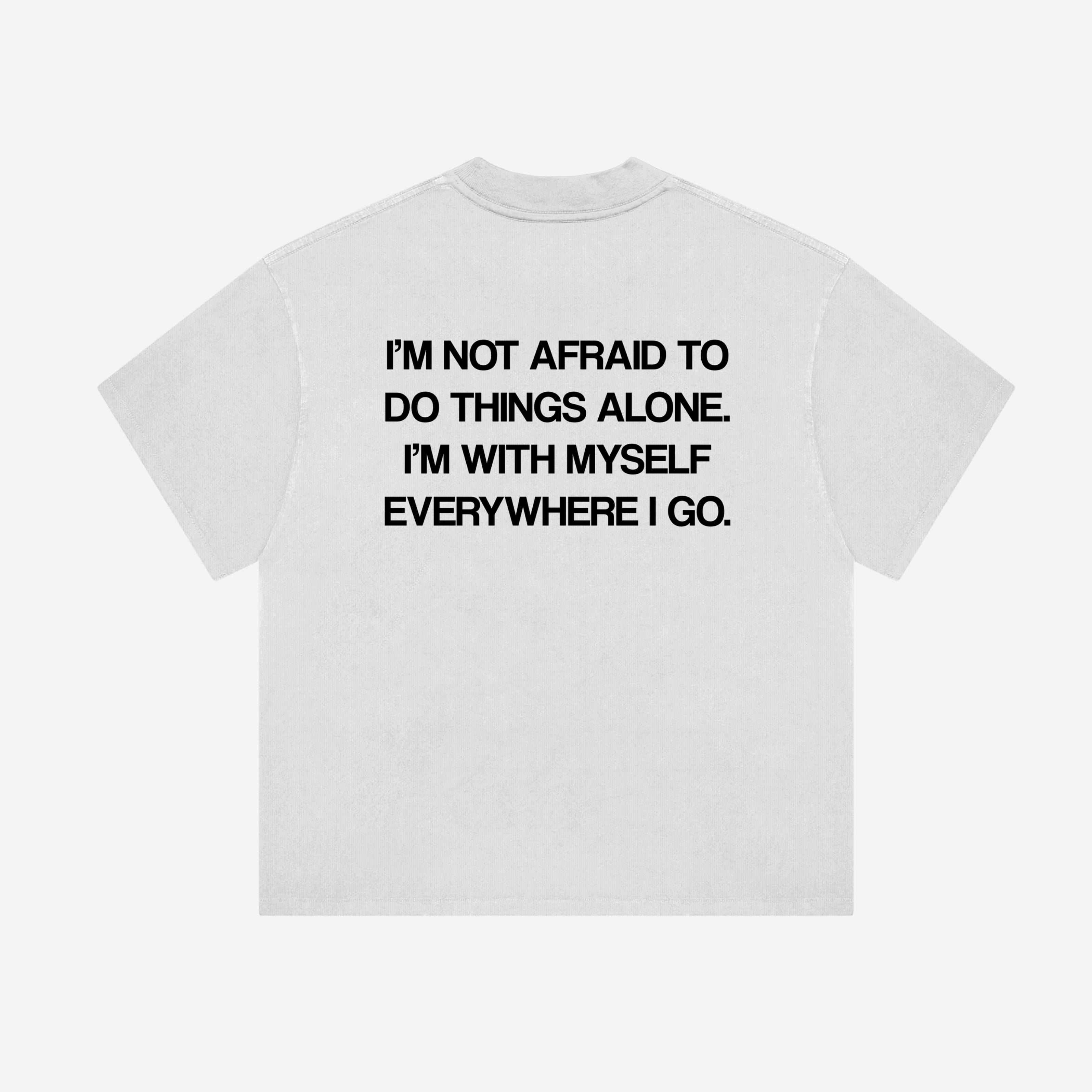 ALONE TEE (WHITE)