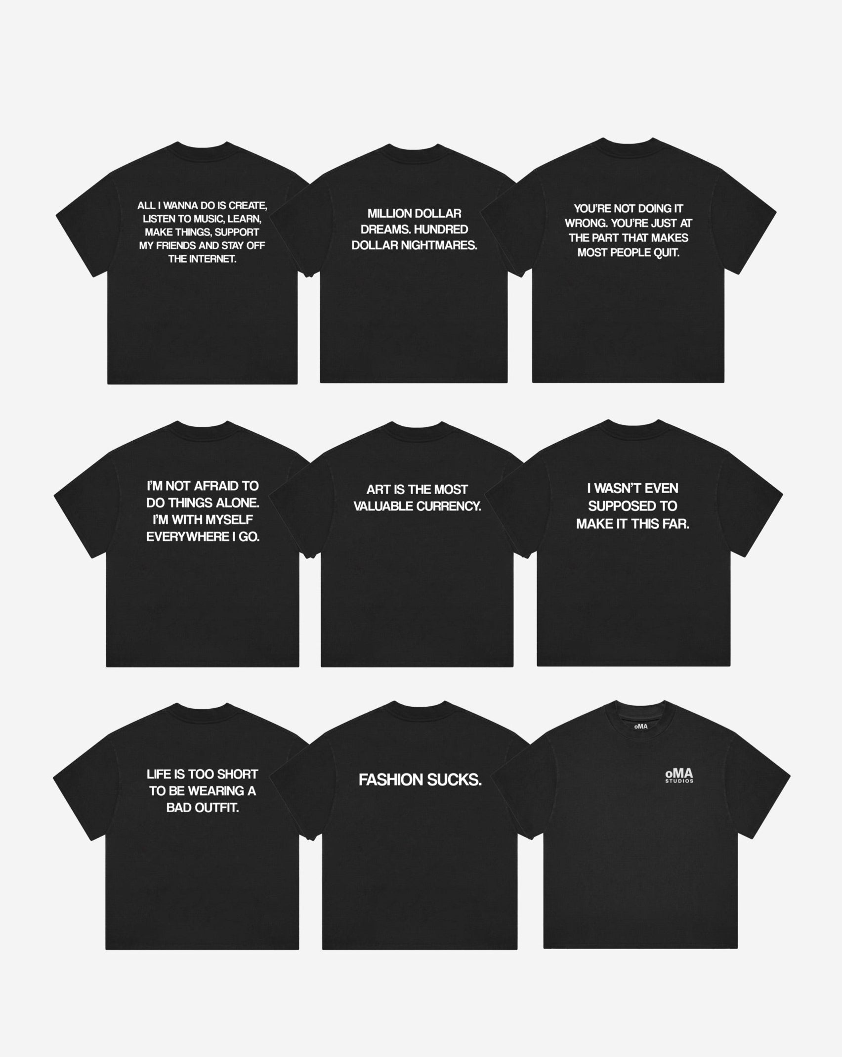 DON'T QUIT TEE (BLACK)