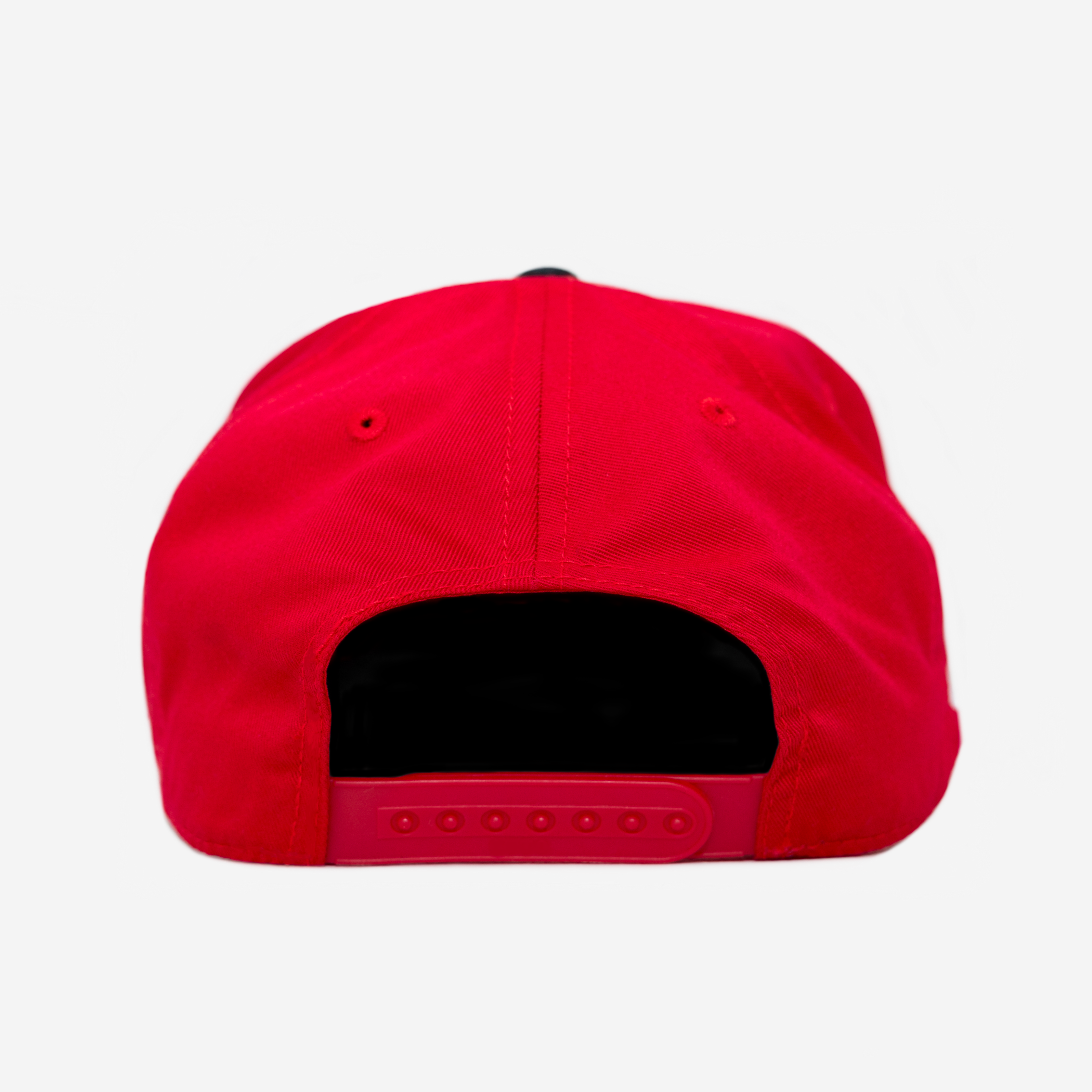 NY HAT CURVED BRIM (RED/BLACK)