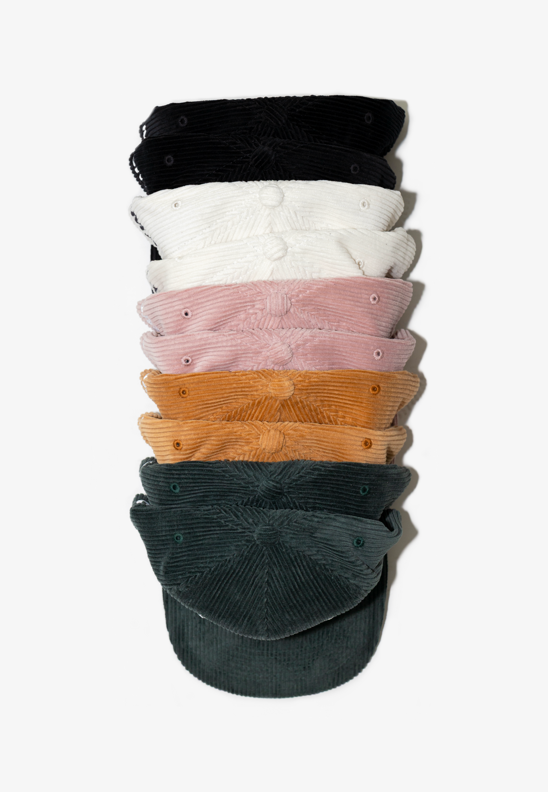 NY CORDUROY HAT (BLACK)