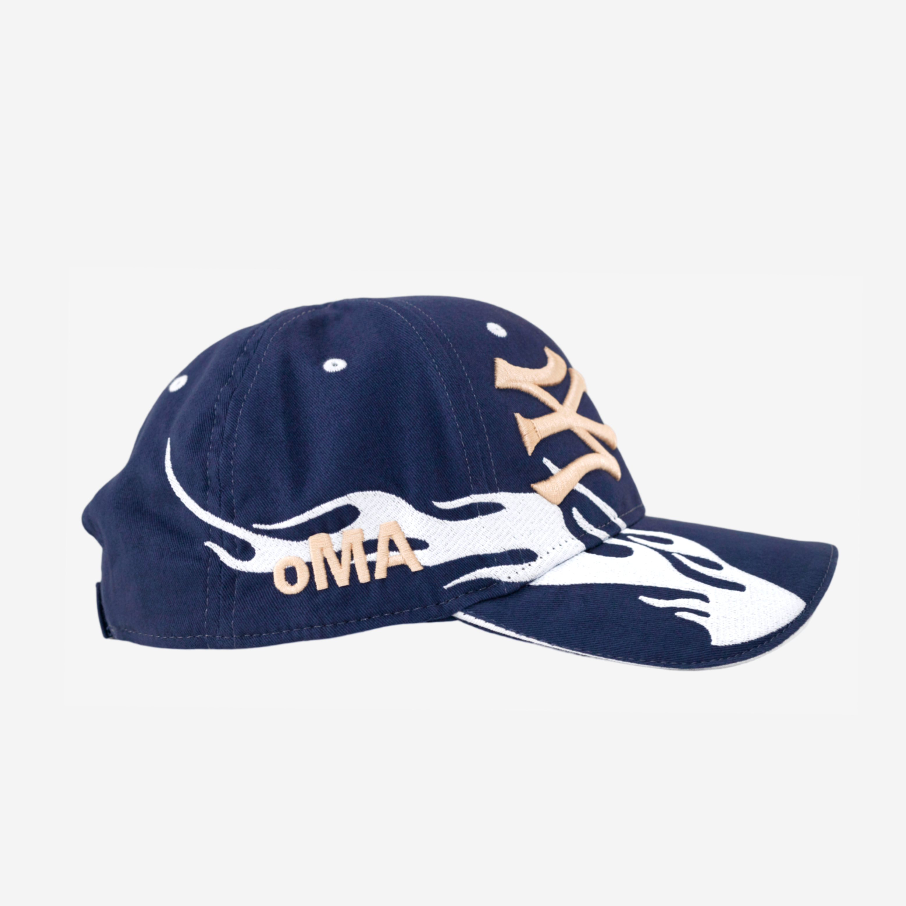 NY NY HAT (BLUE FLAME)