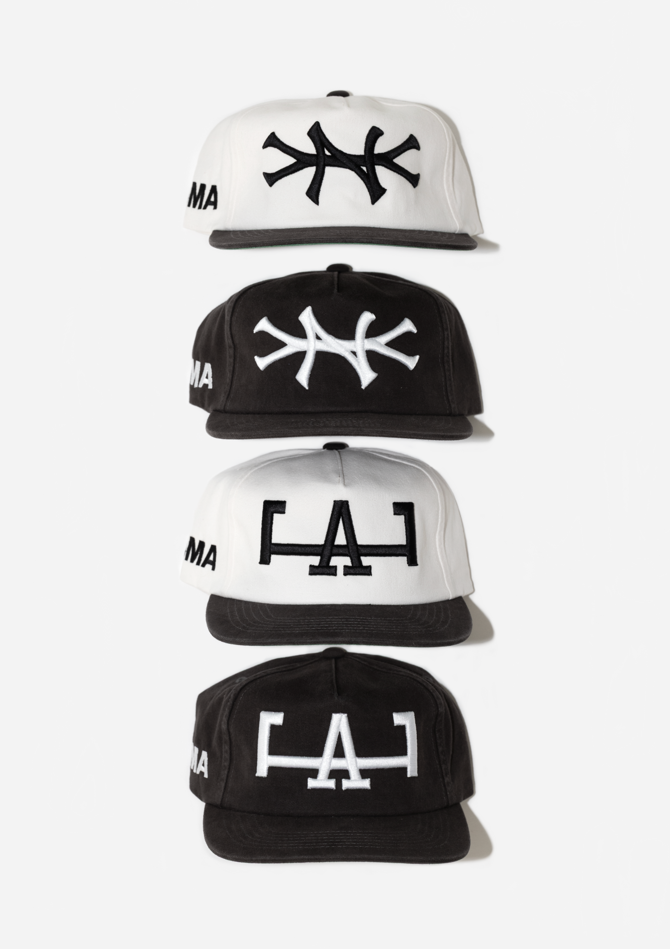 LA PREMIUM 5 PANEL HAT (VINTAGE BLACK)