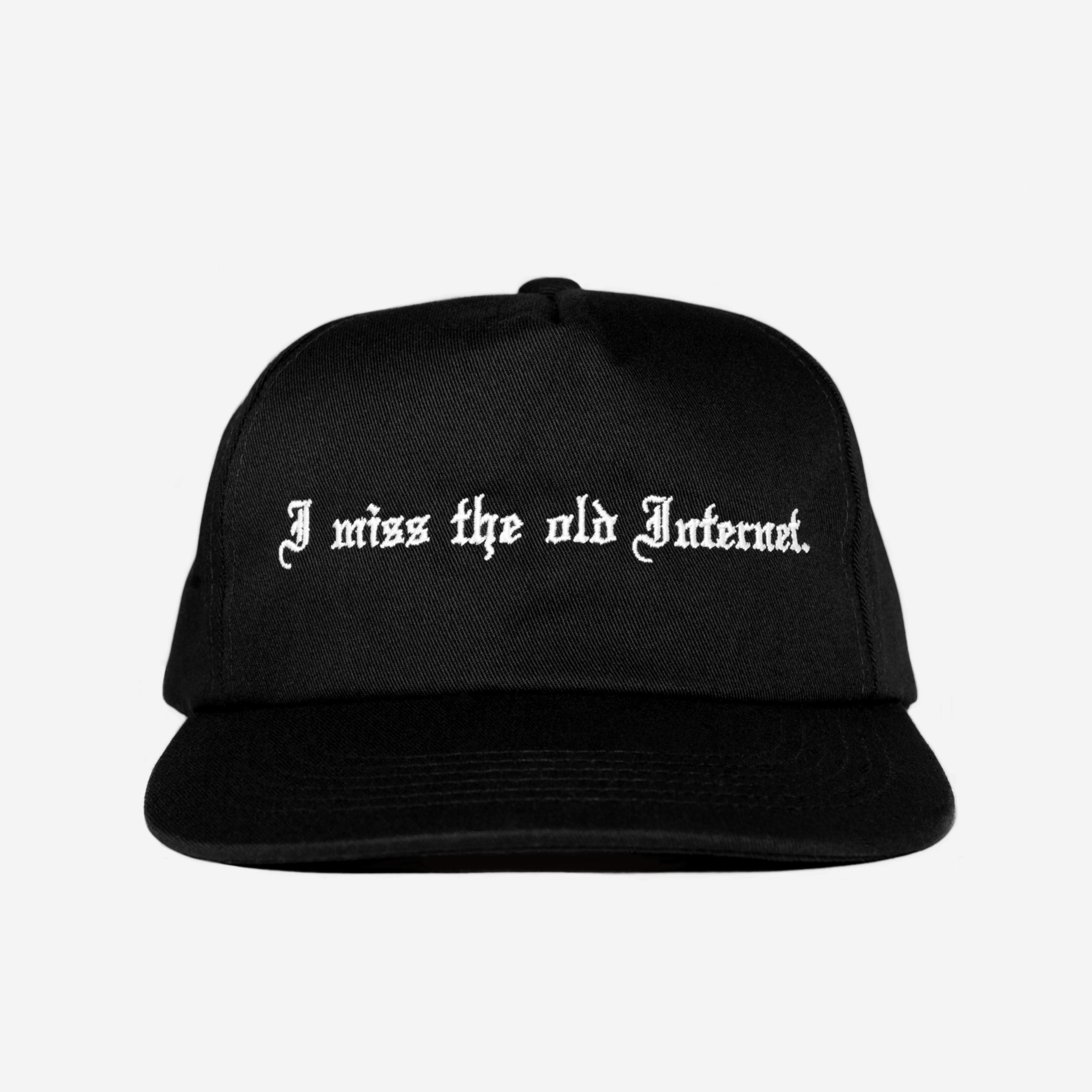 oLD INTERNET HAT (BLACK)