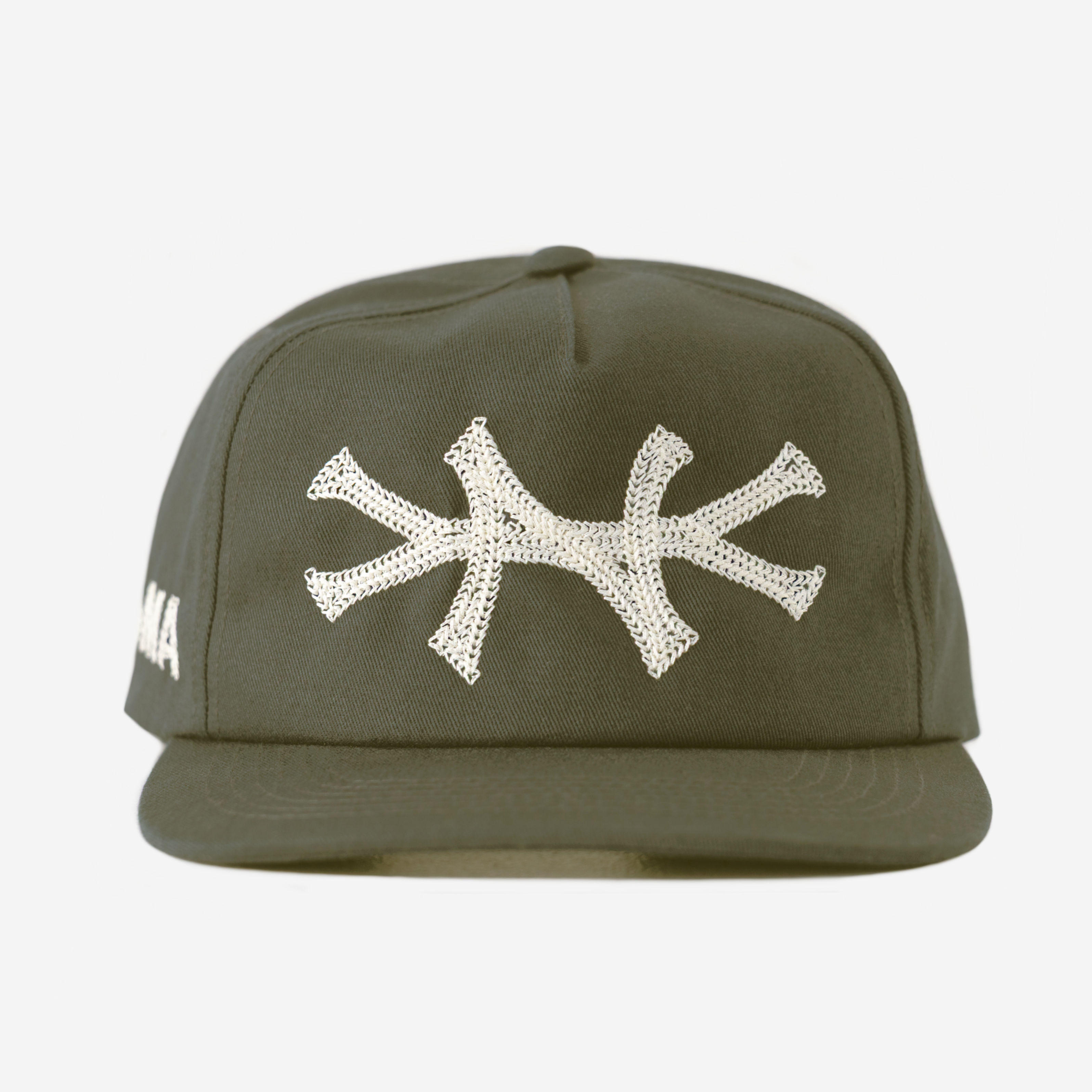 NY CHAIN STITCH HAT (ARMY)