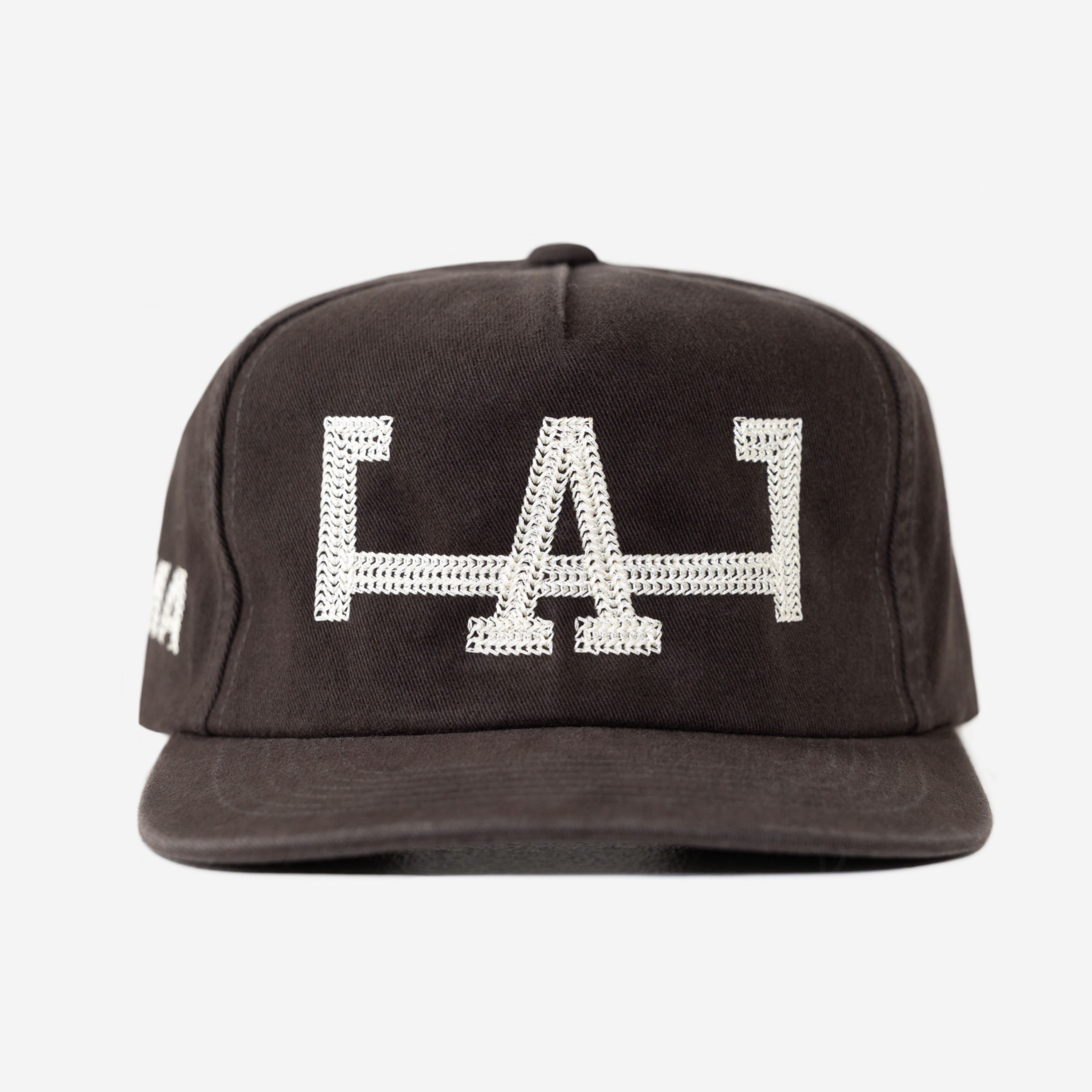 LA CHAIN STITCH HAT (VINTAGE BLACK)