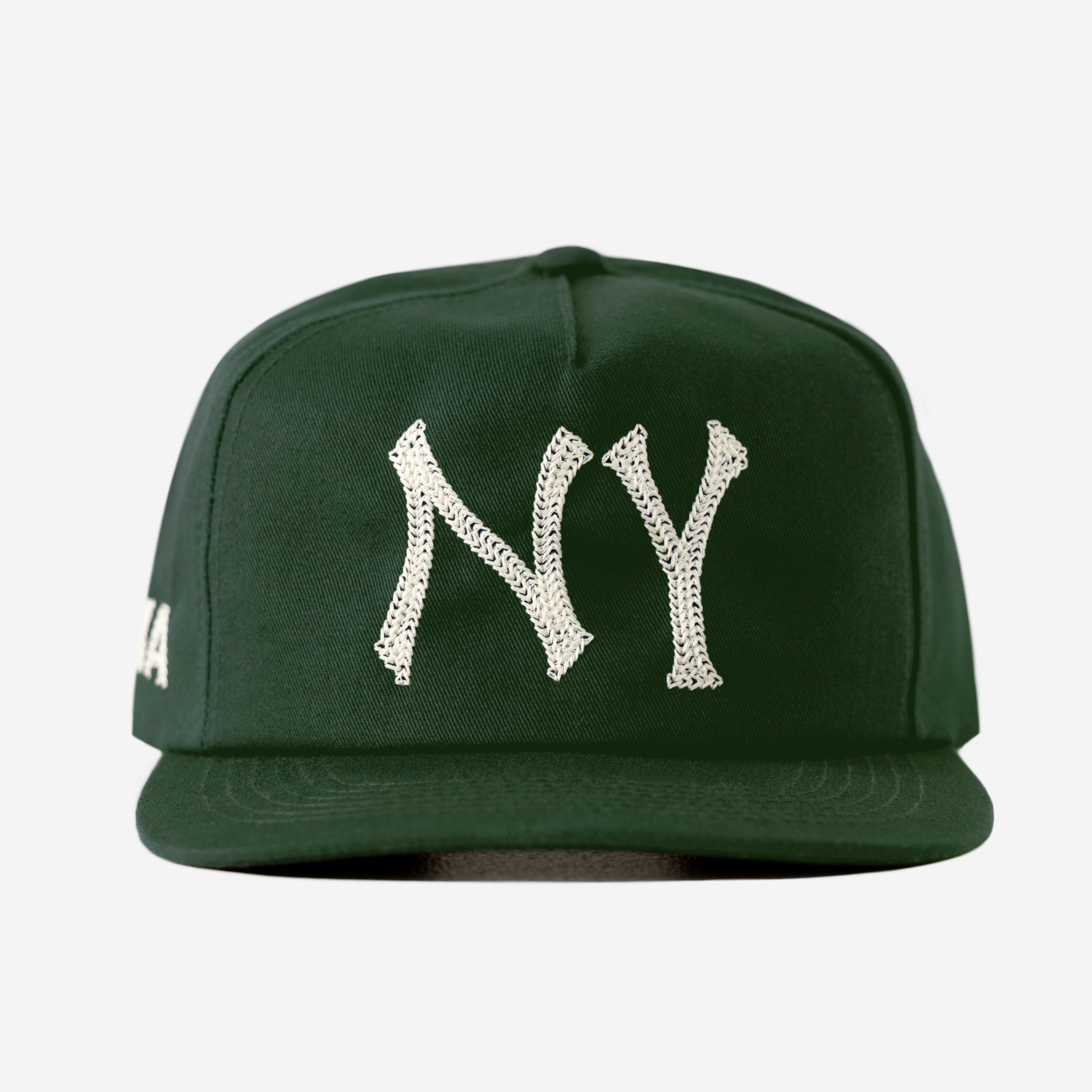 NY CHAIN STITCH HAT (PINE)