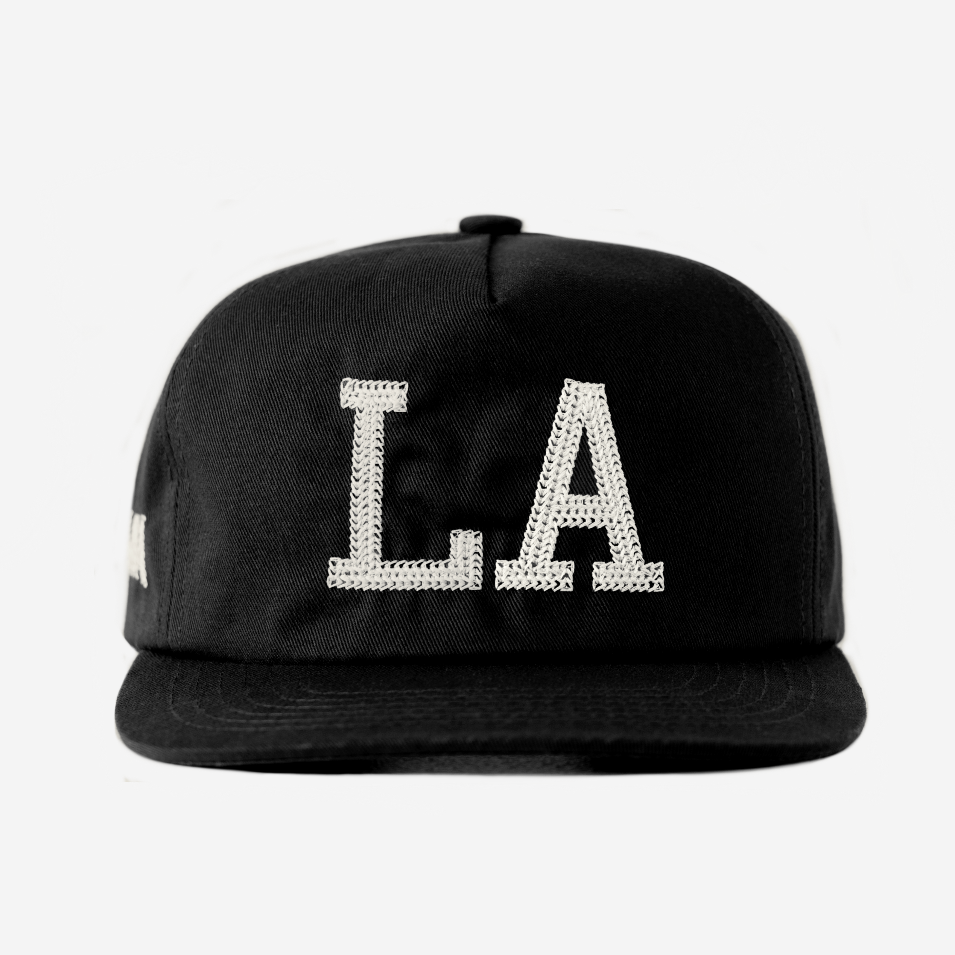 LA CHAIN STITCH HAT (BLACK)