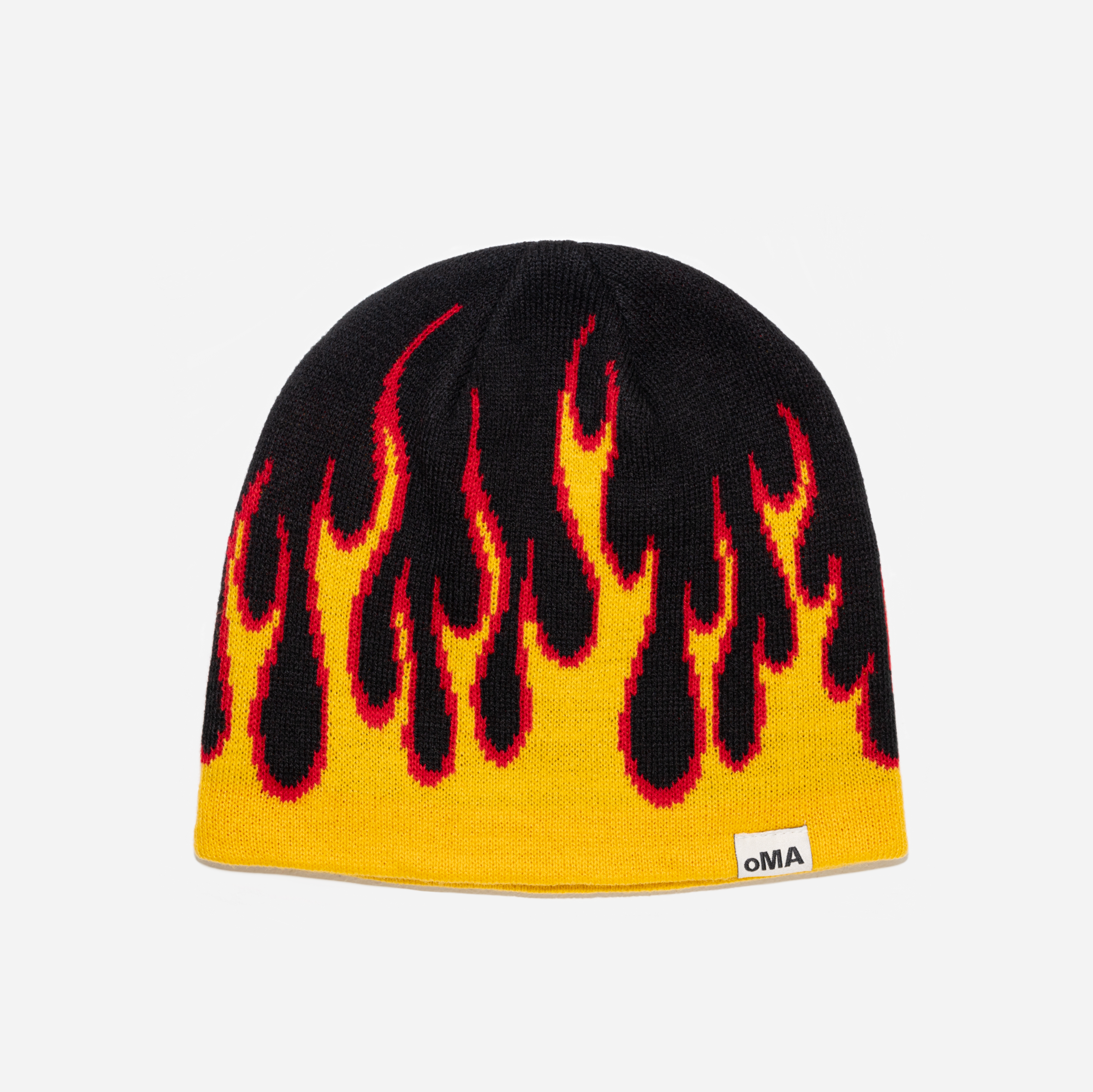 FLAME SKULLY (BLACK)