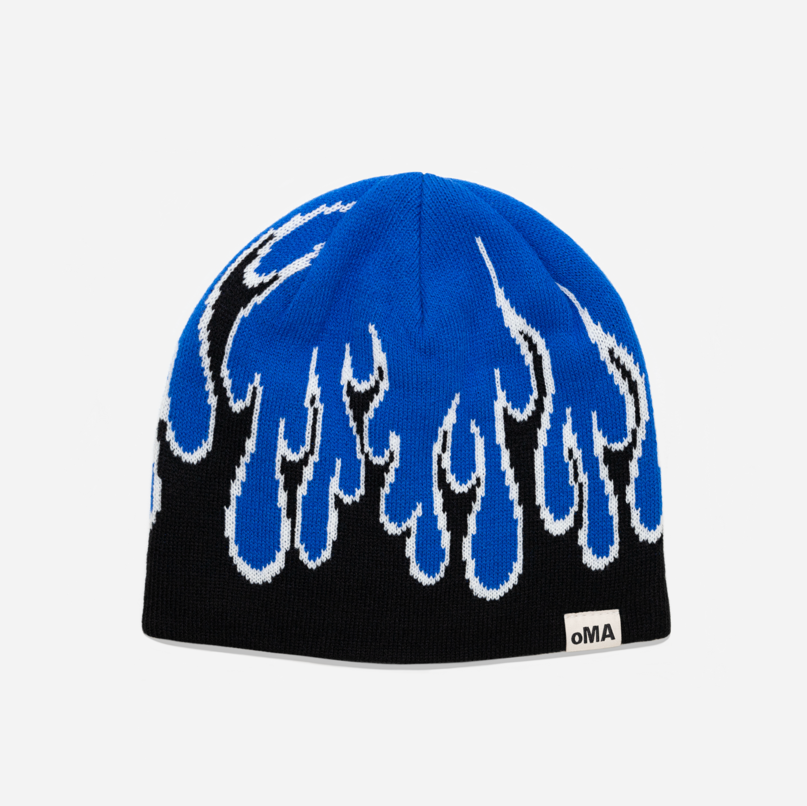 FLAME SKULLY (BLUE)