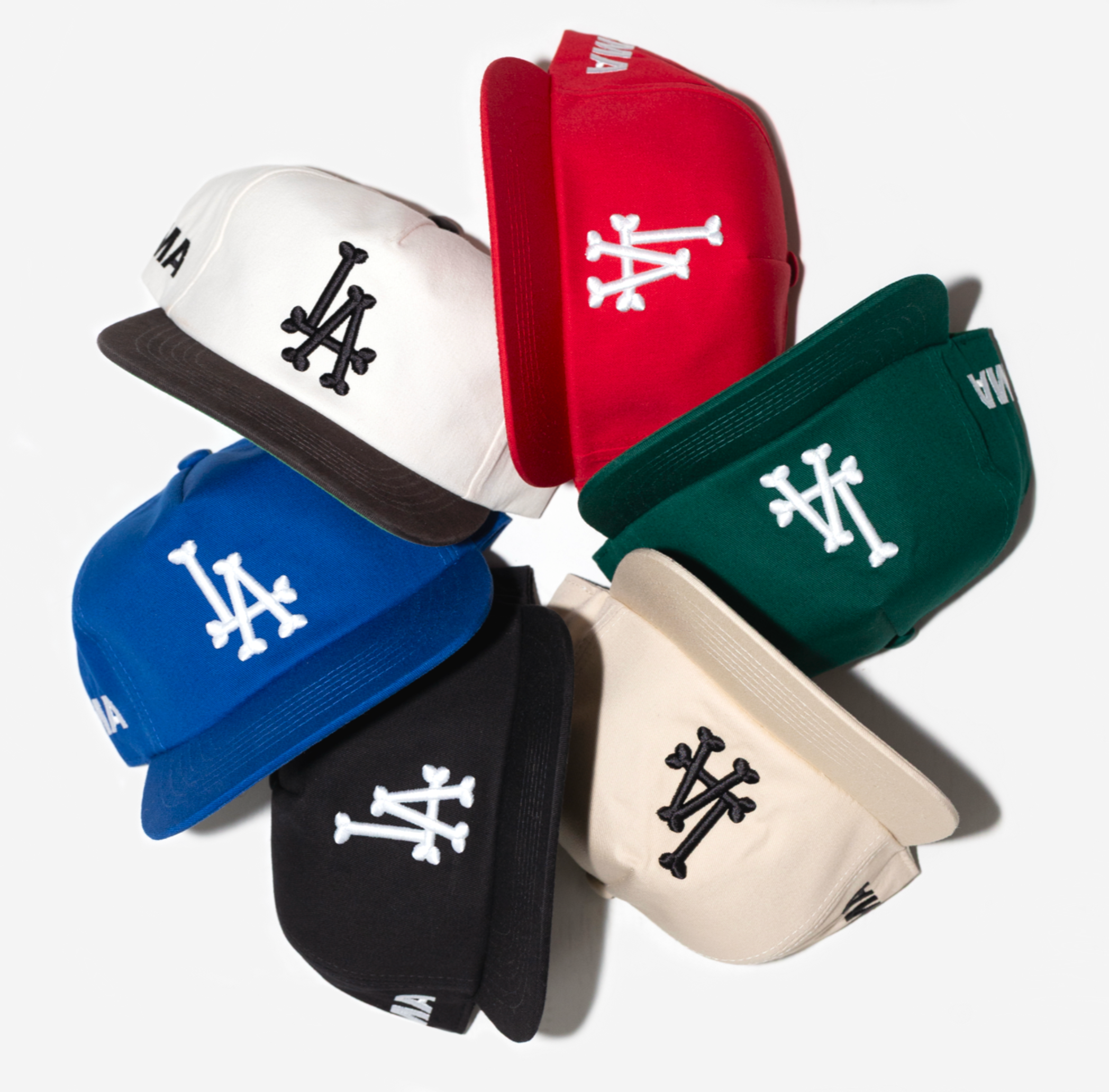 LA BONES HAT (BLUE)