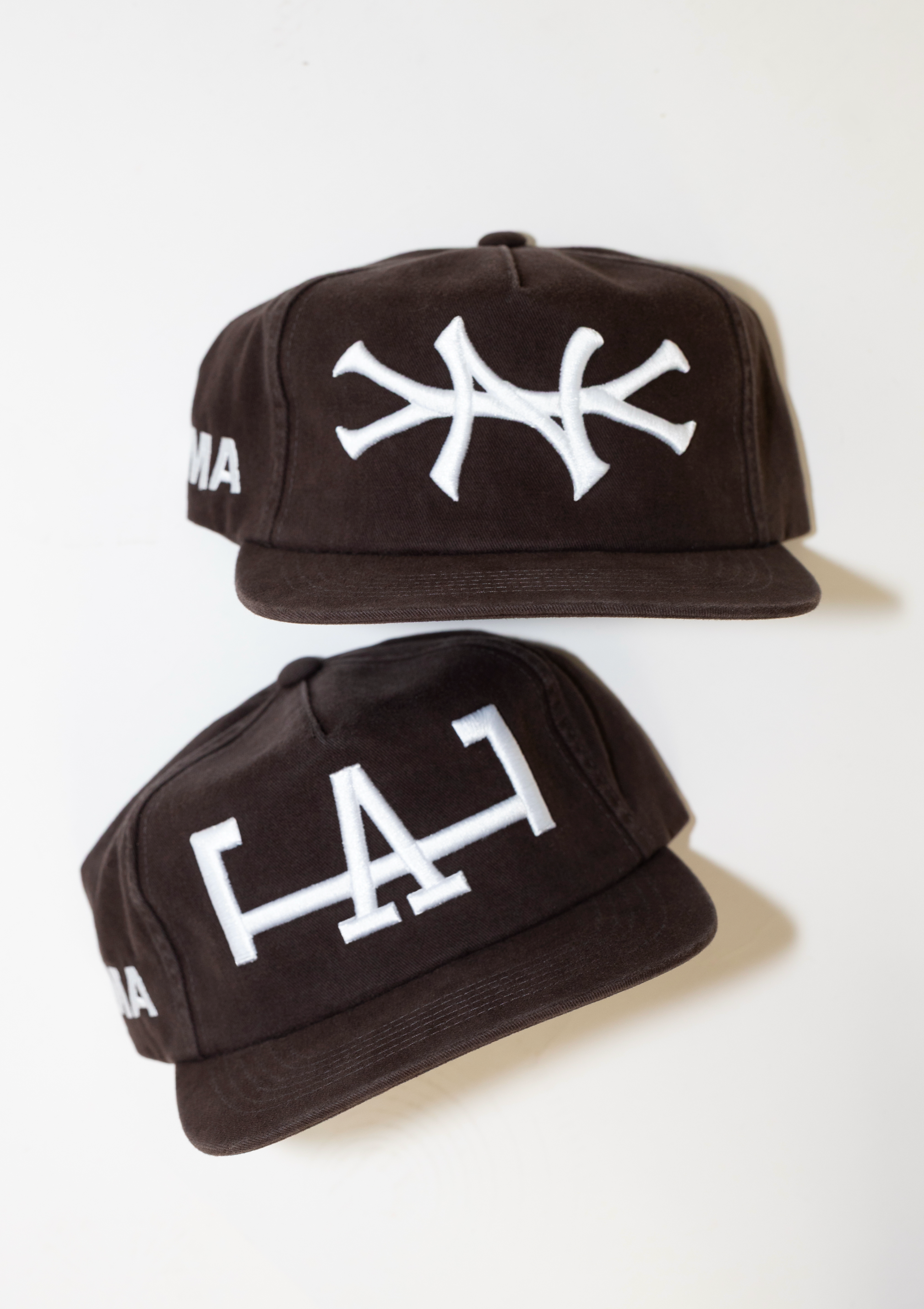 LA PREMIUM 5 PANEL HAT (VINTAGE BLACK)