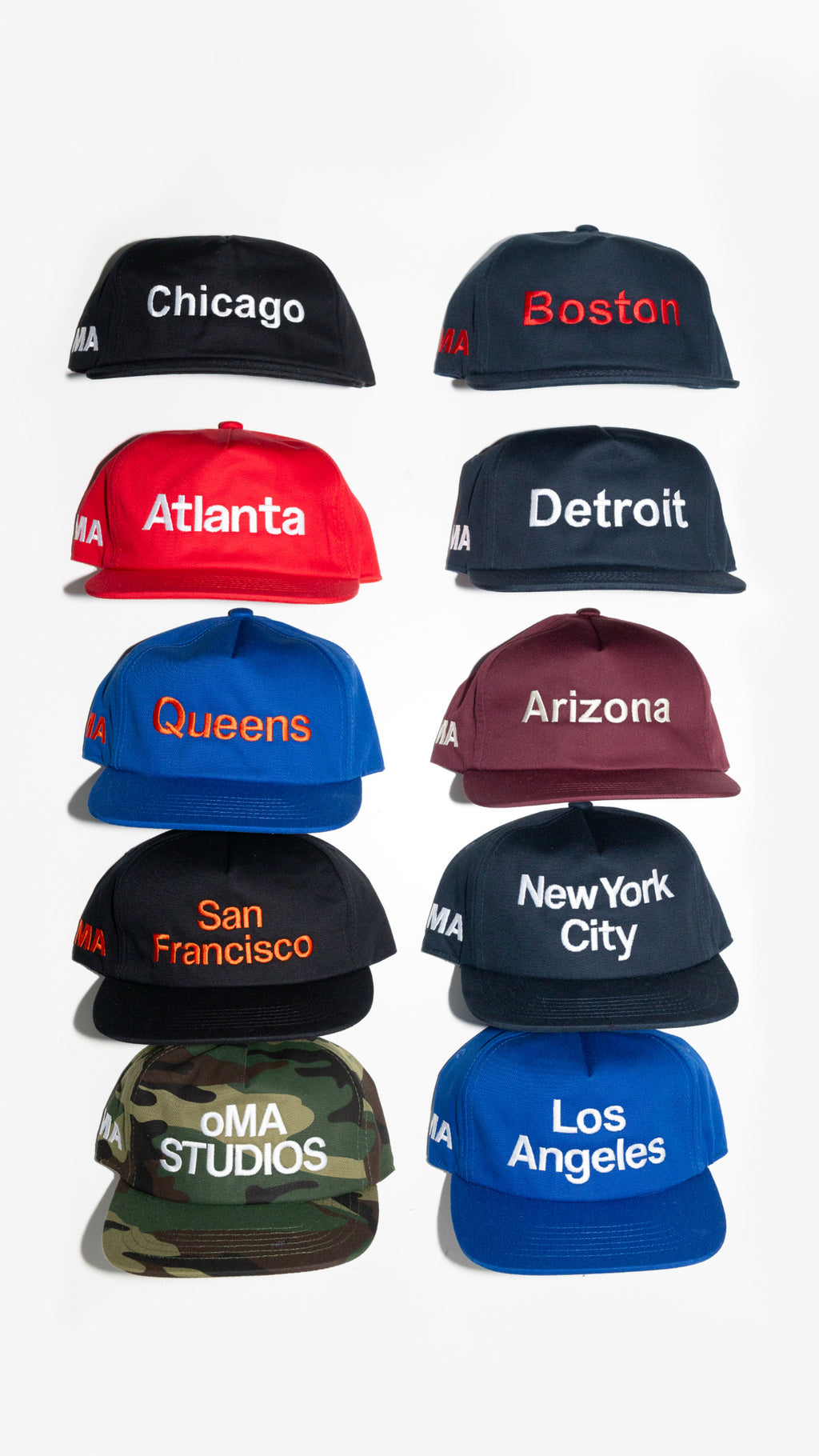 NEW YORK CITY TYPOGRAPHY HAT (BLUE)