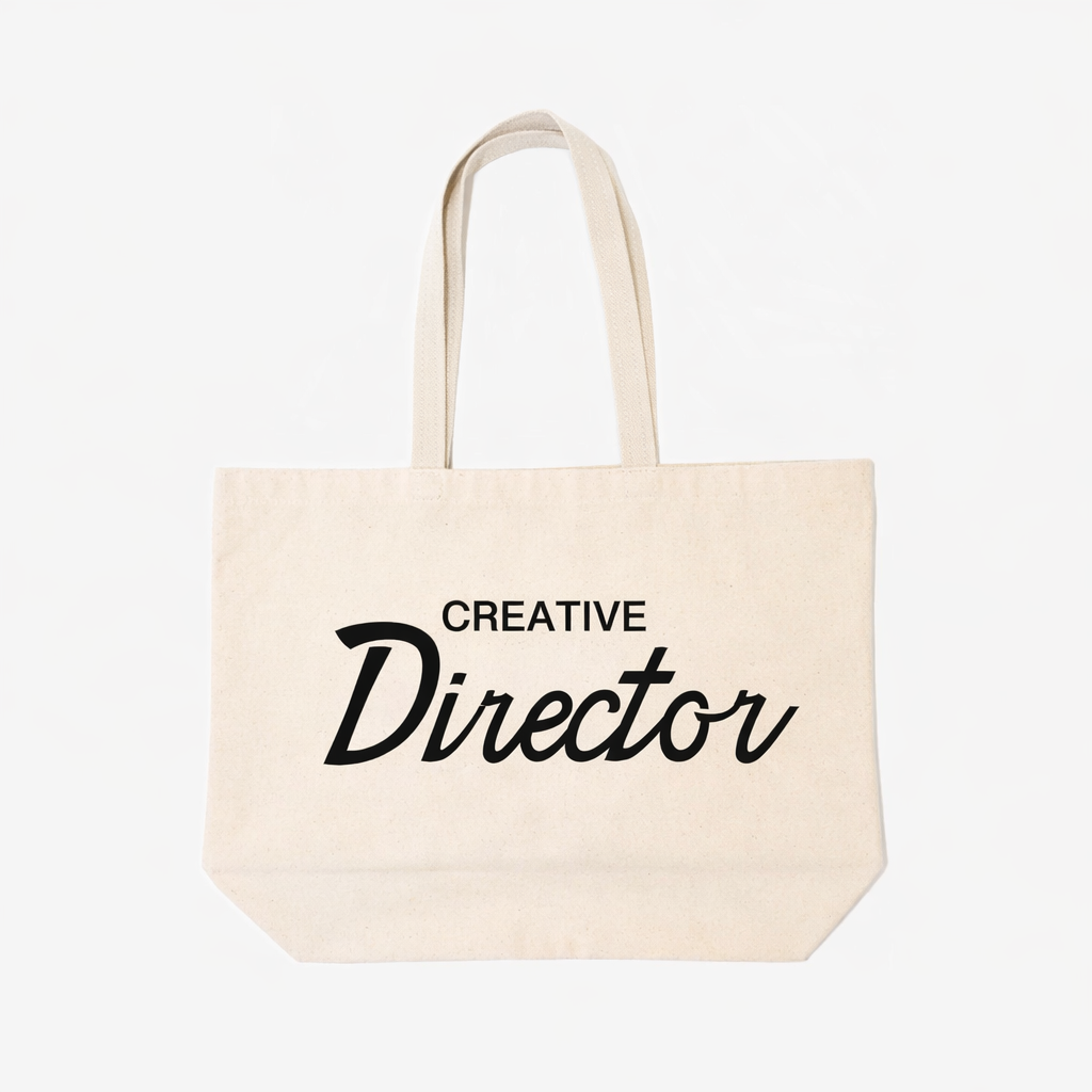 CREATIVE DIRECToR THRoWBACK JUMBo ToTE BAG