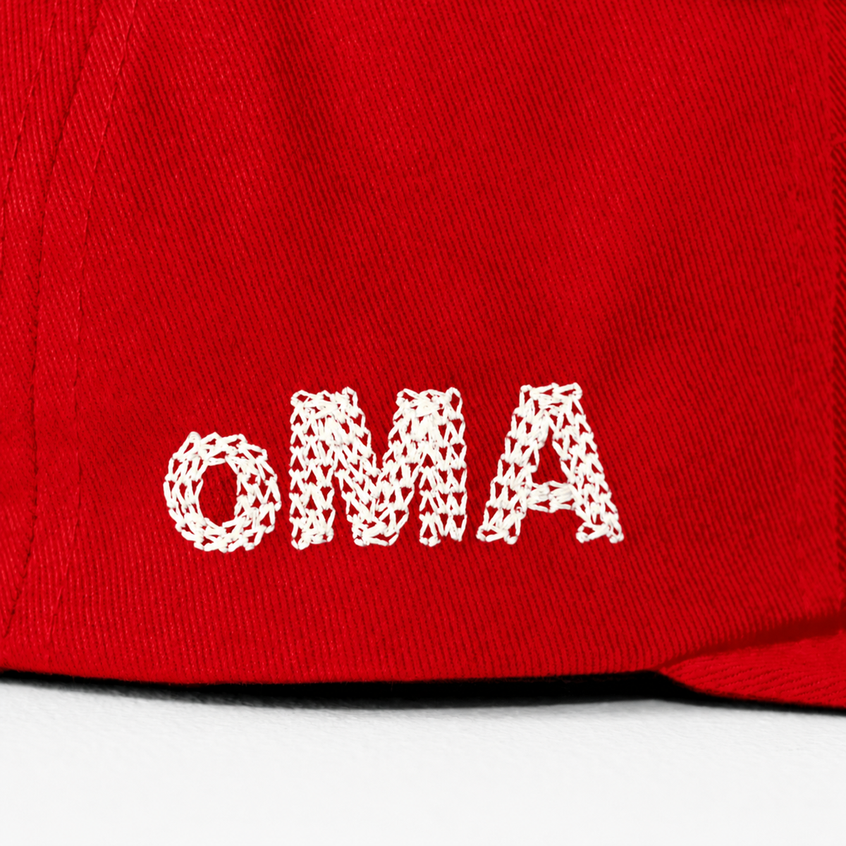 LA CHAIN STITCH HAT (RED)
