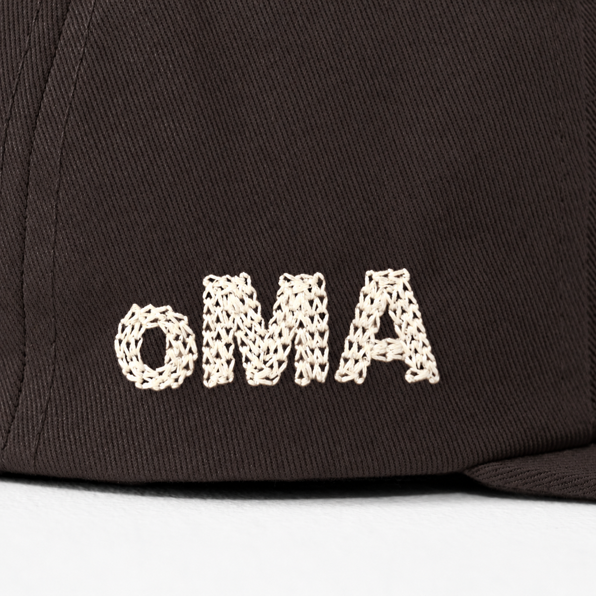 LA CHAIN STITCH HAT (VINTAGE BLACK)