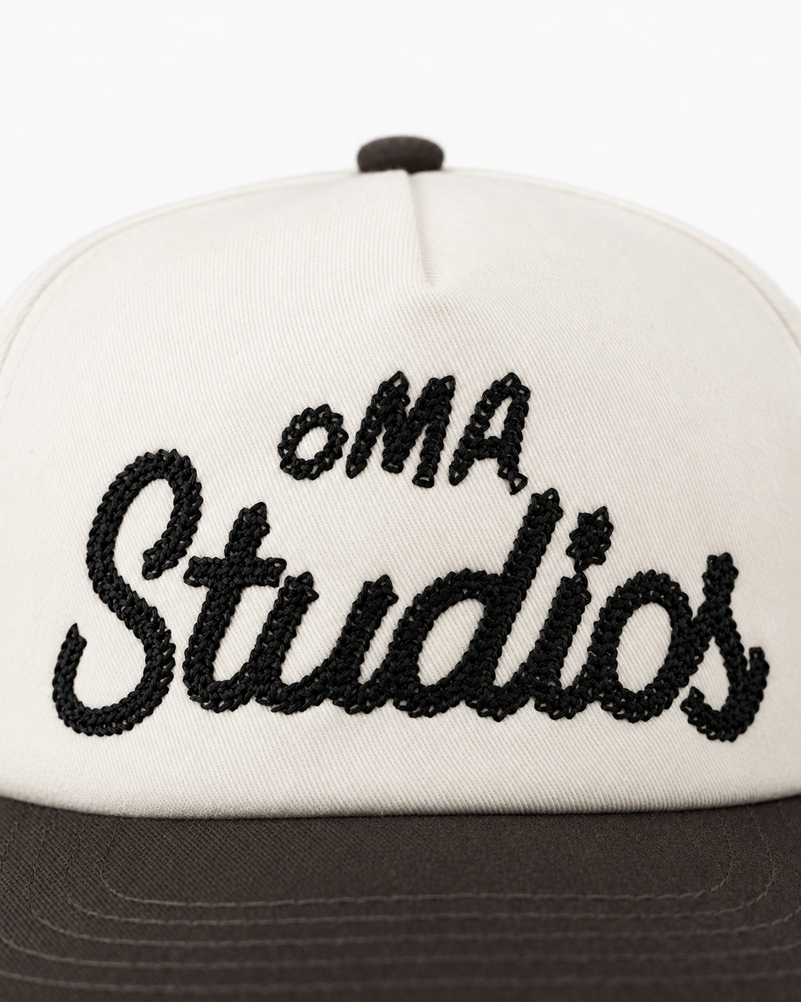 oMA STUDIOS CHAIN STITCH HAT (IVoRY)