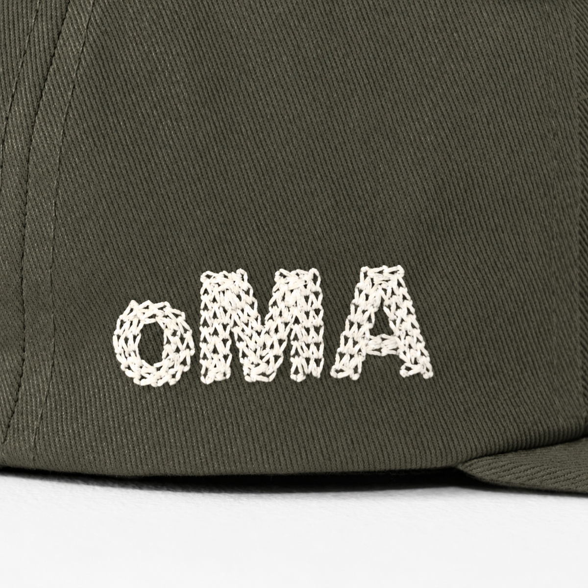 LA CHAIN STITCH HAT (ARMY)