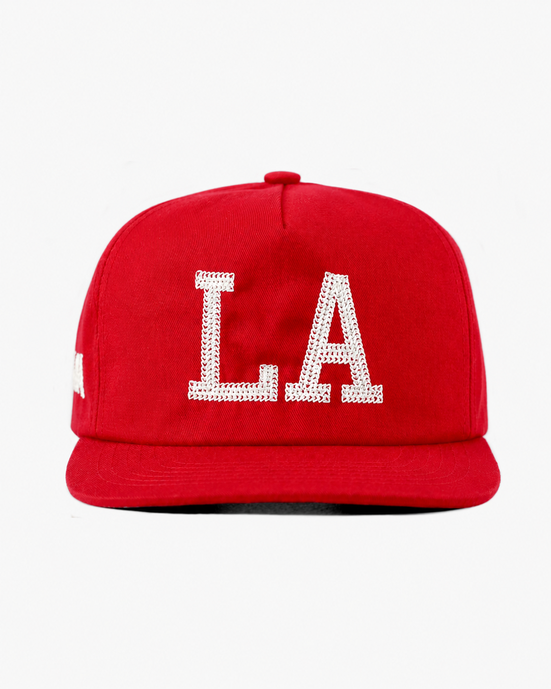 LA CHAIN STITCH HAT (RED)