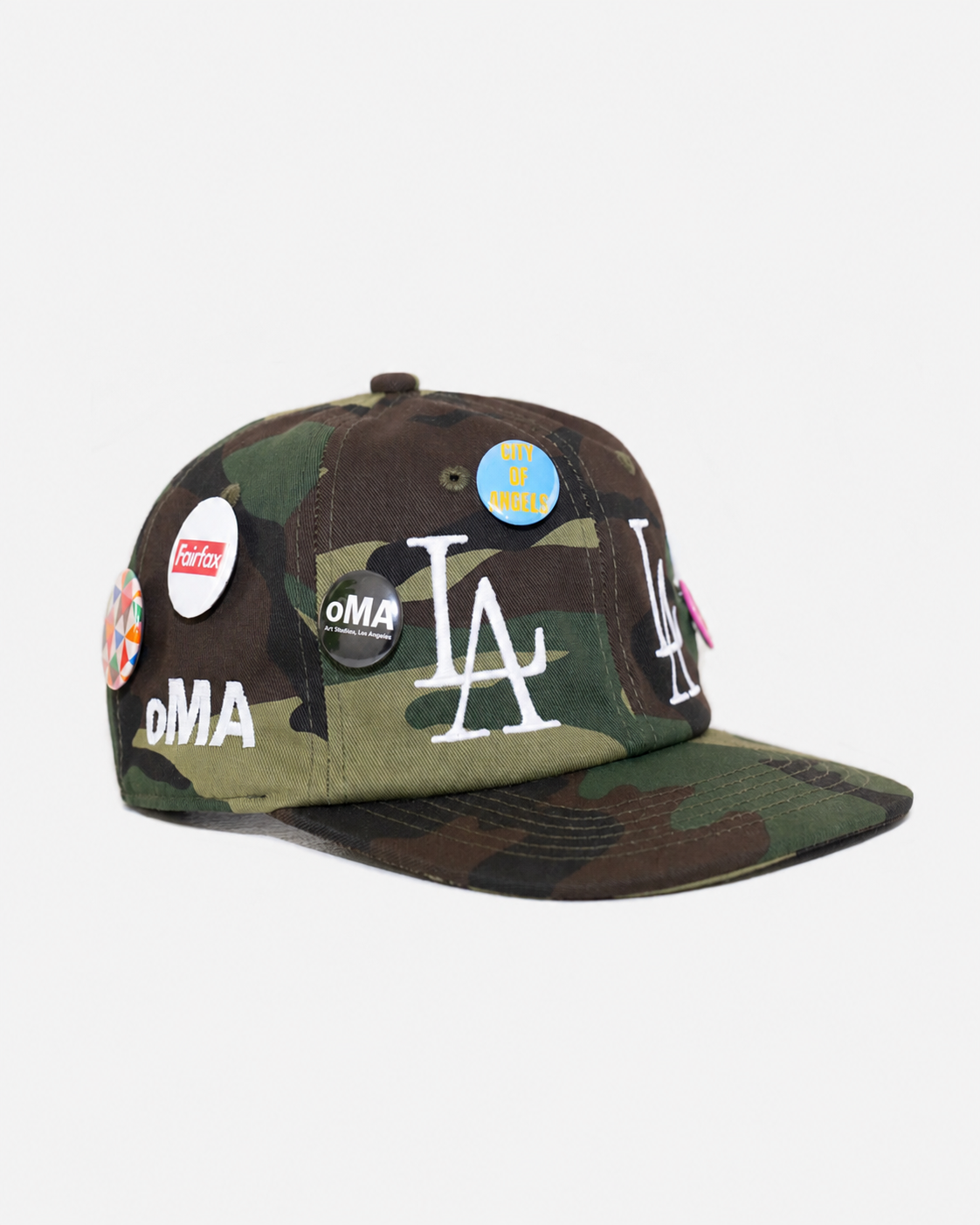 oLD LoS ANGELES BUTToN HAT (CAMo)