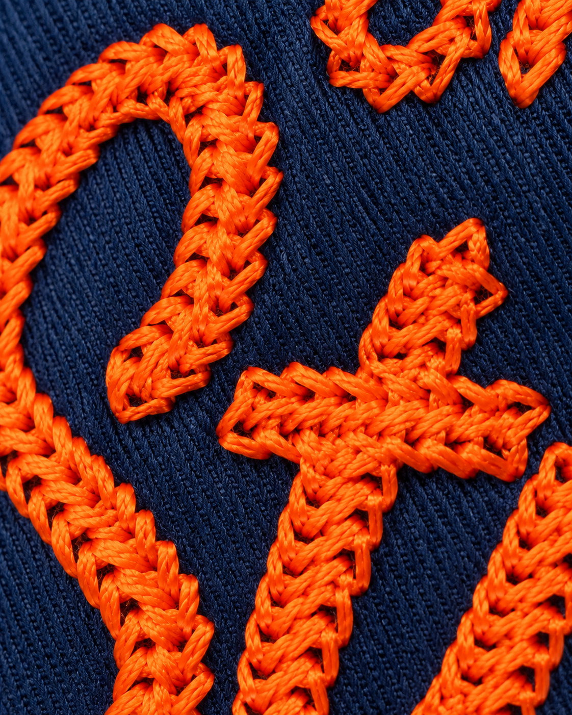 oMA STUDIOS CHAIN STITCH HAT (NAVY)