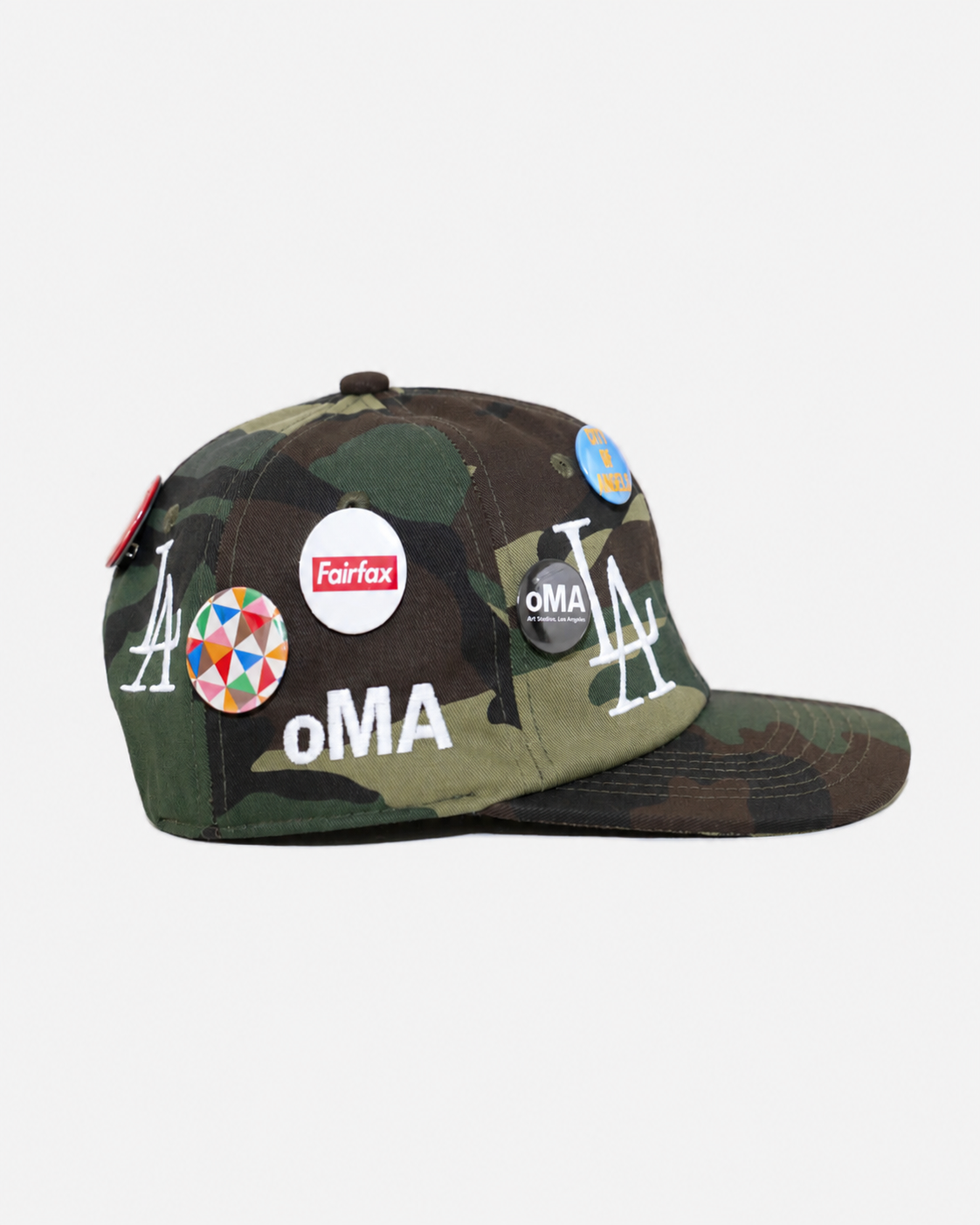 oLD LoS ANGELES BUTToN HAT (CAMo)
