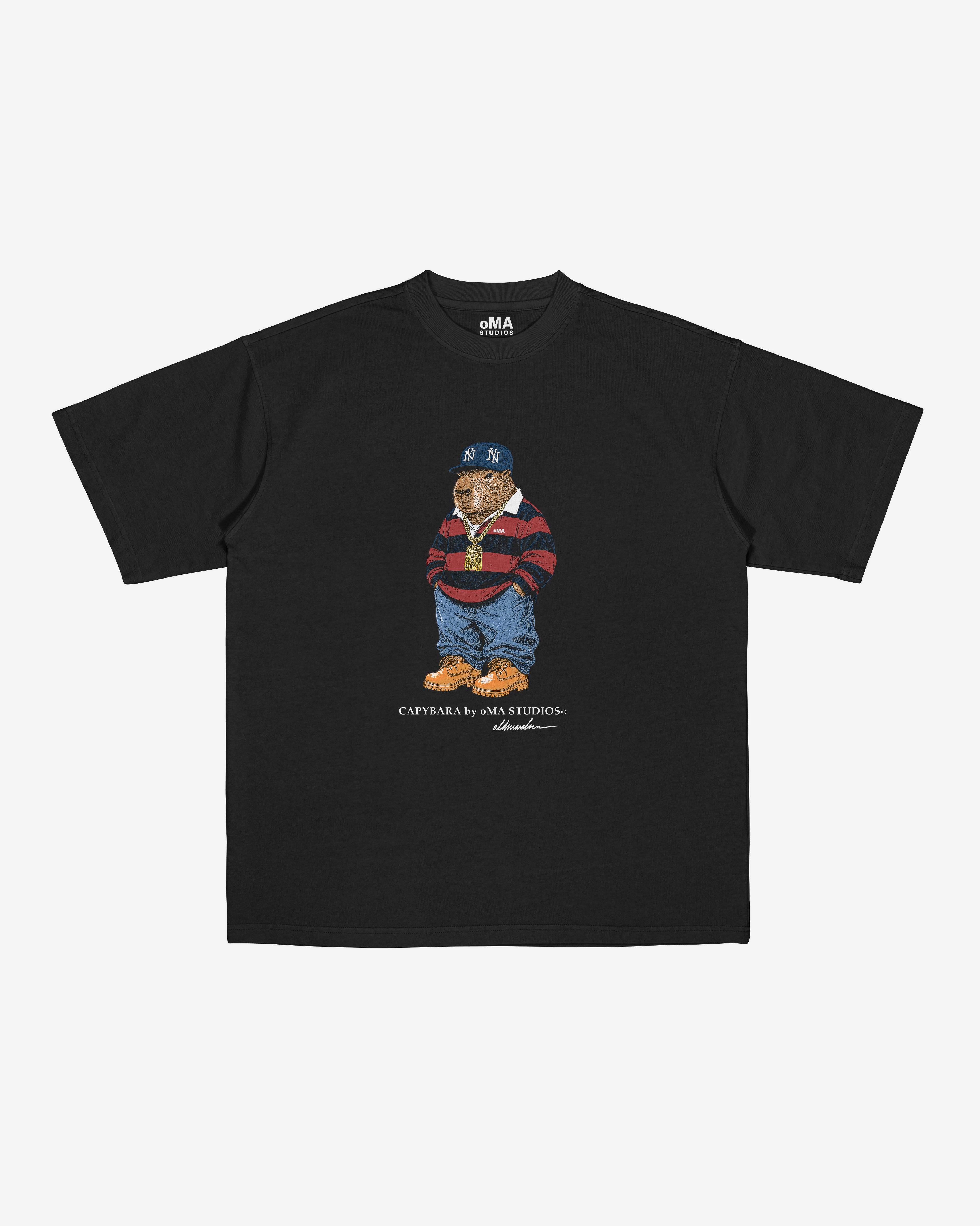 CAPYBARA NYC T-SHIRT (BLACK)