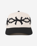 NEW YoRK CRoWN CURVED BRIM HAT (CRM/BLK)
