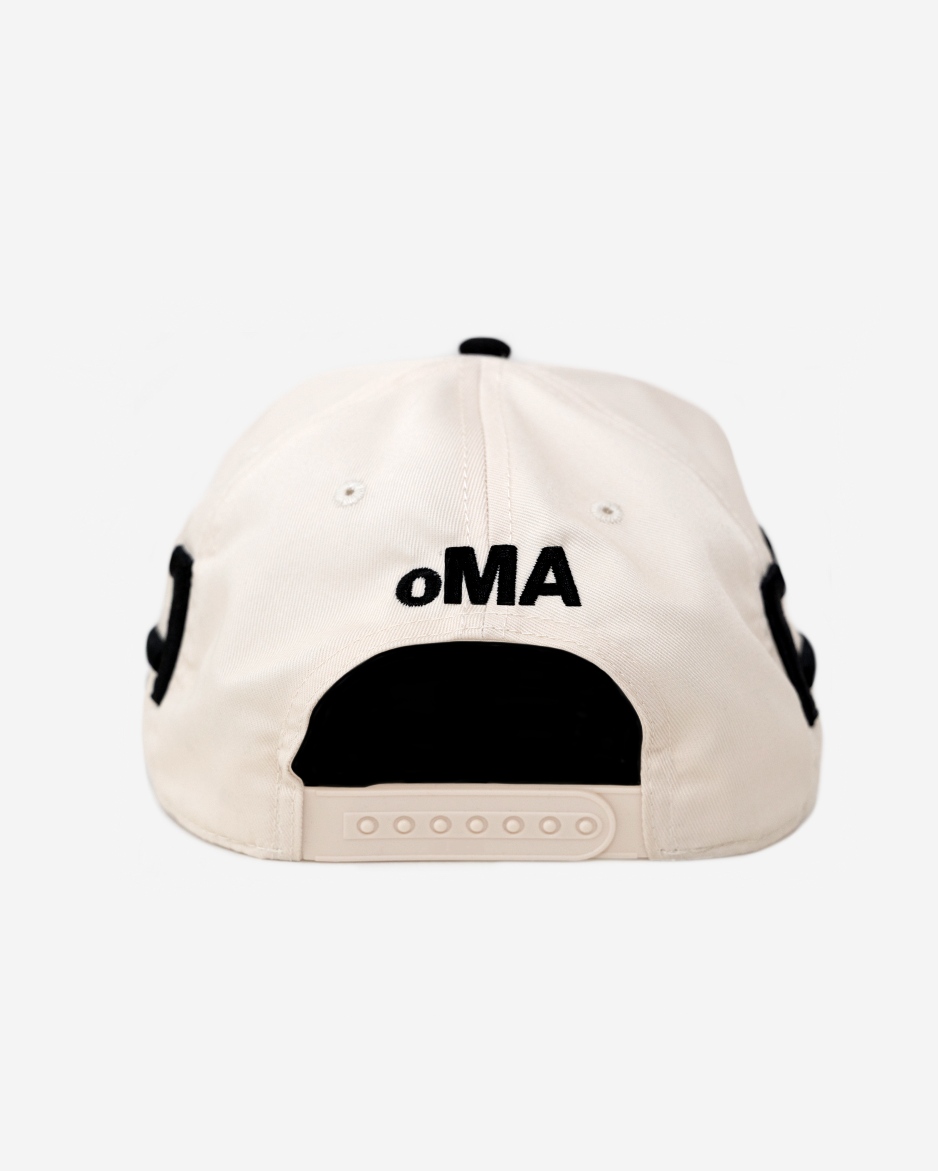 NEW YoRK CRoWN CURVED BRIM HAT (CRM/BLK)