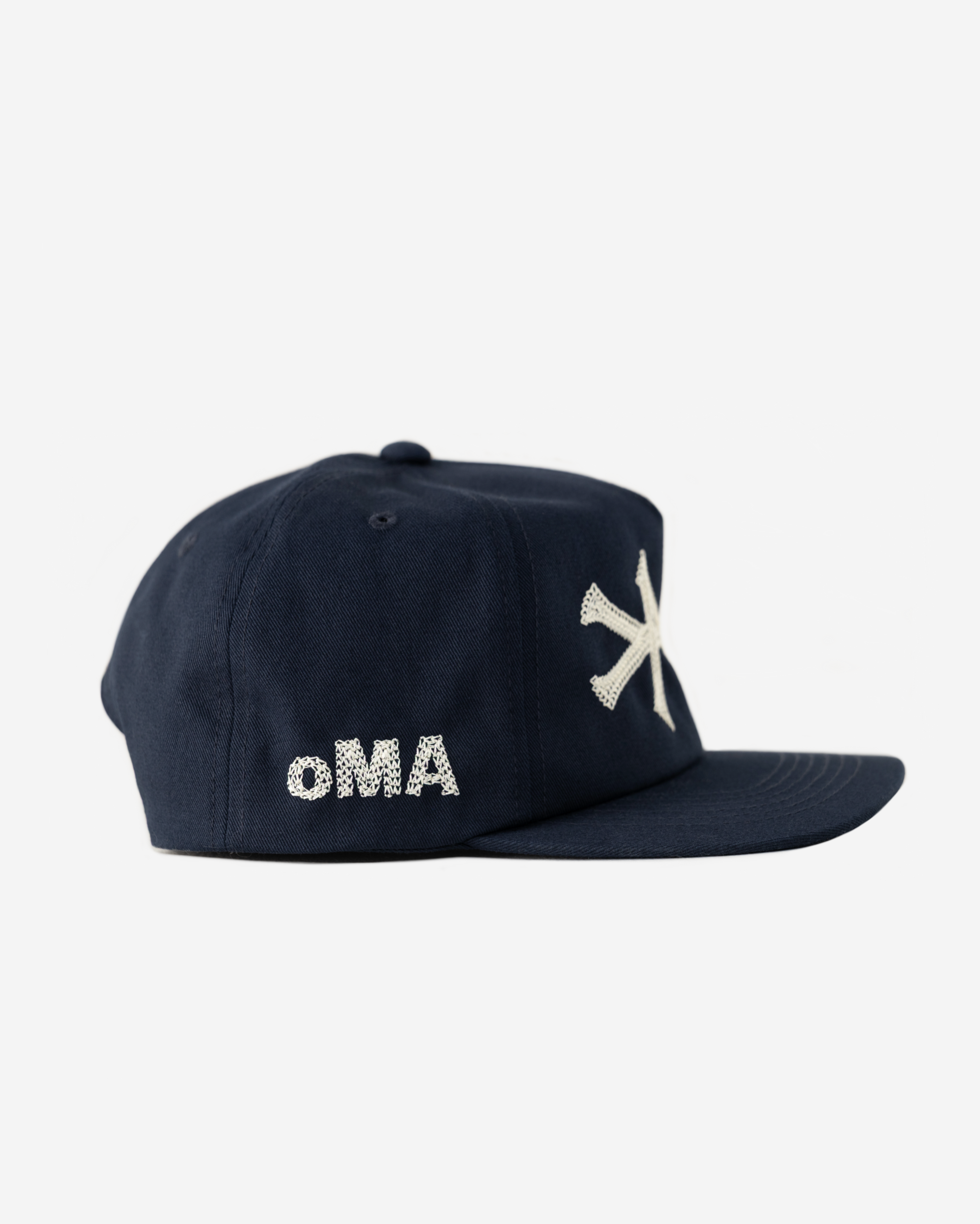 NY CHAIN STITCH HAT (NAVY)