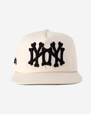 NY NY BoNES HAT (CREAM)