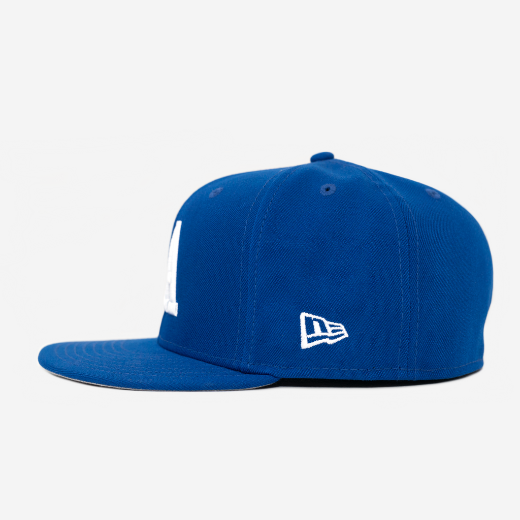 LA "I DON'T WATCH BASEBALL" FITTED HAT (BLUE)