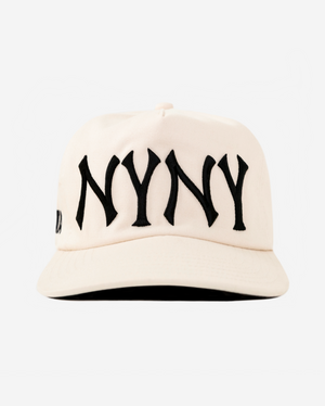 NY NY HAT (CREAM)
