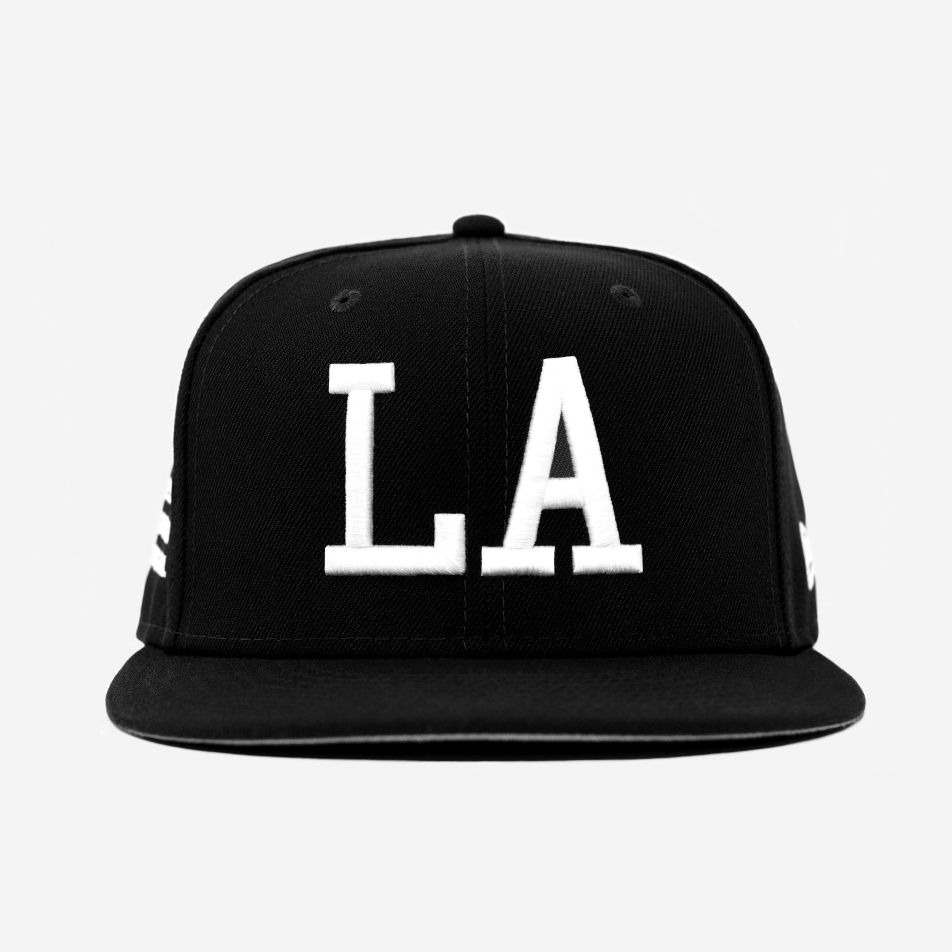 LA "I DON'T WATCH BASEBALL" FITTED HAT (BLK/WHT)