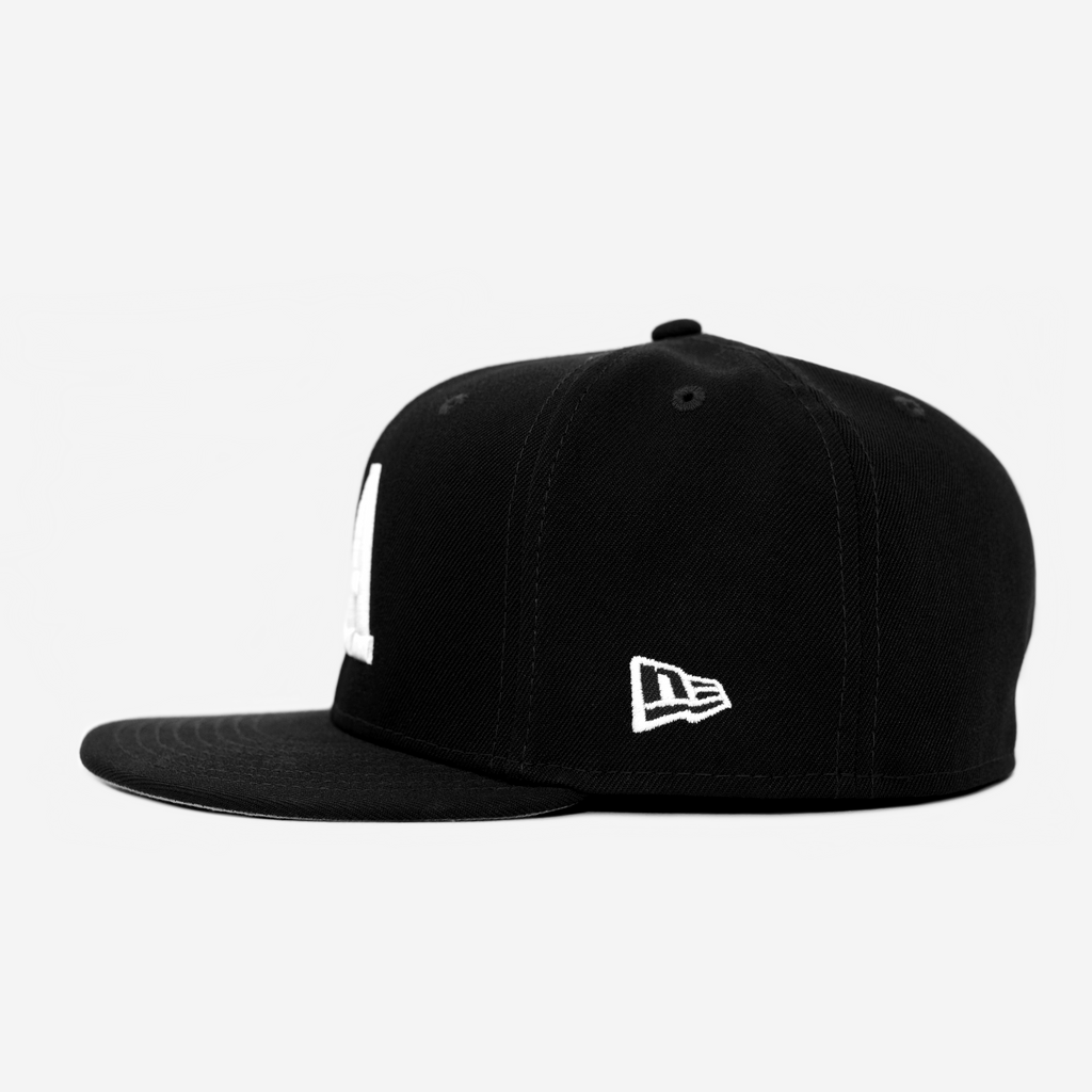 LA "I DON'T WATCH BASEBALL" FITTED HAT (BLK/WHT)