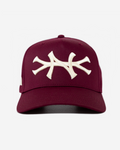 NEW YoRK HAT CURVED BRIM (BURGUNDY)