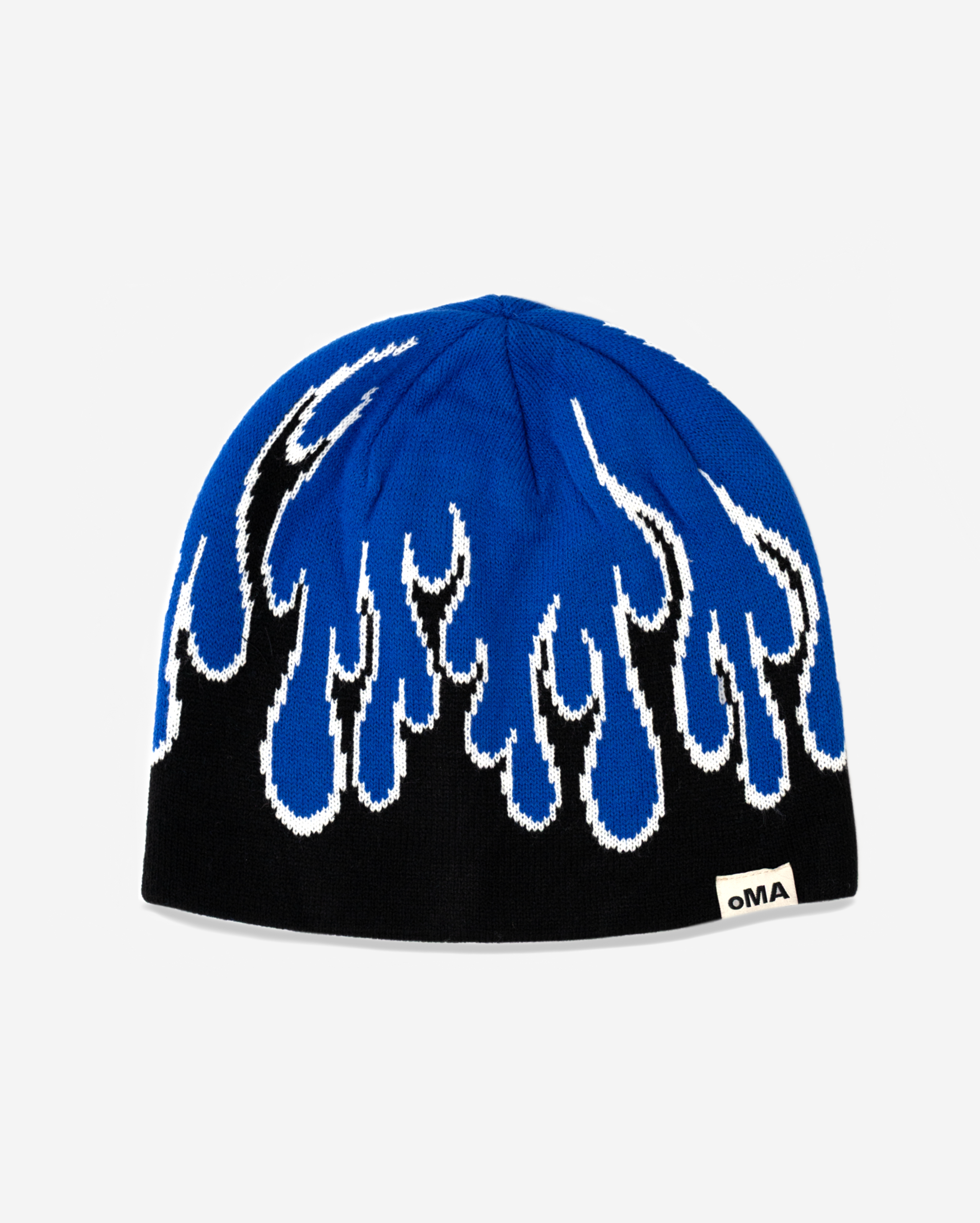 FLAME SKULLY (BLUE)