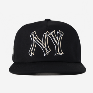 NY 2D HAT (BLK/WHT/CRM)