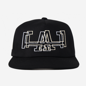 LA 2D HAT (BLK/WHT/CRM)