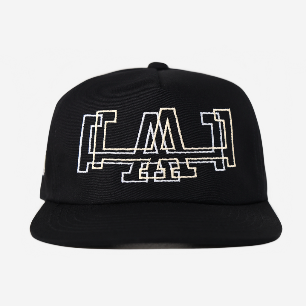 LA 2D HAT (BLK/WHT/CRM)