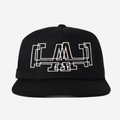 LA 2D HAT (BLK/WHT/CRM)