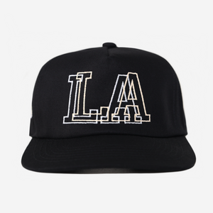 LA 2D HAT (BLK/WHT/CRM)