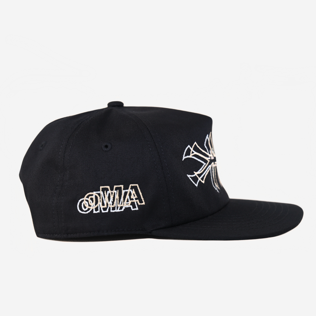 NY 2D HAT (BLK/WHT/CRM)