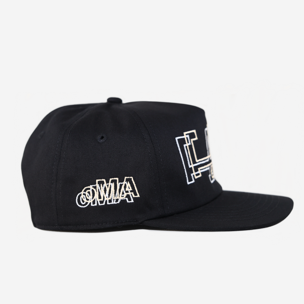 LA 2D HAT (BLK/WHT/CRM)