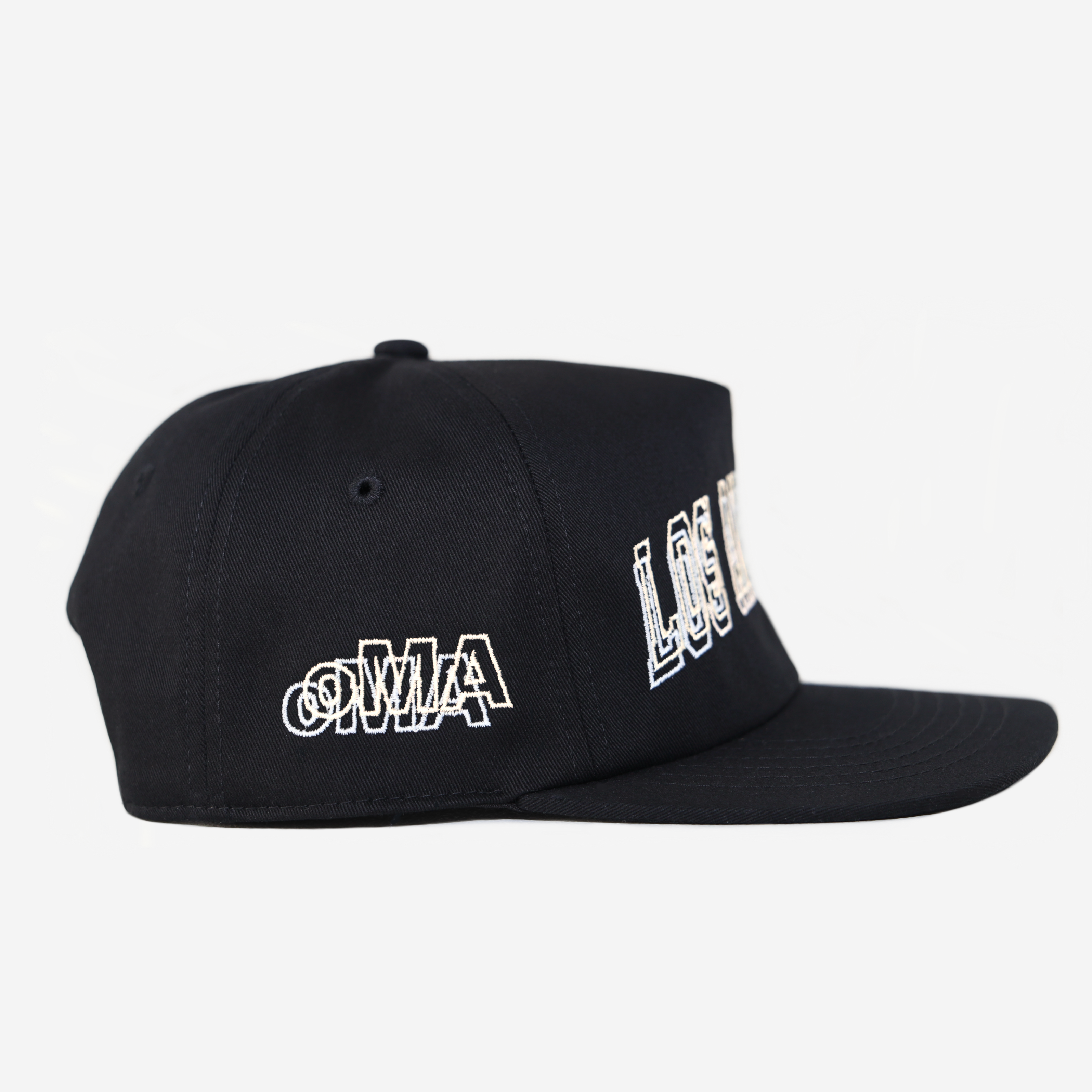 LoS ANGELES 2D HAT (BLK/WHT/CRM)