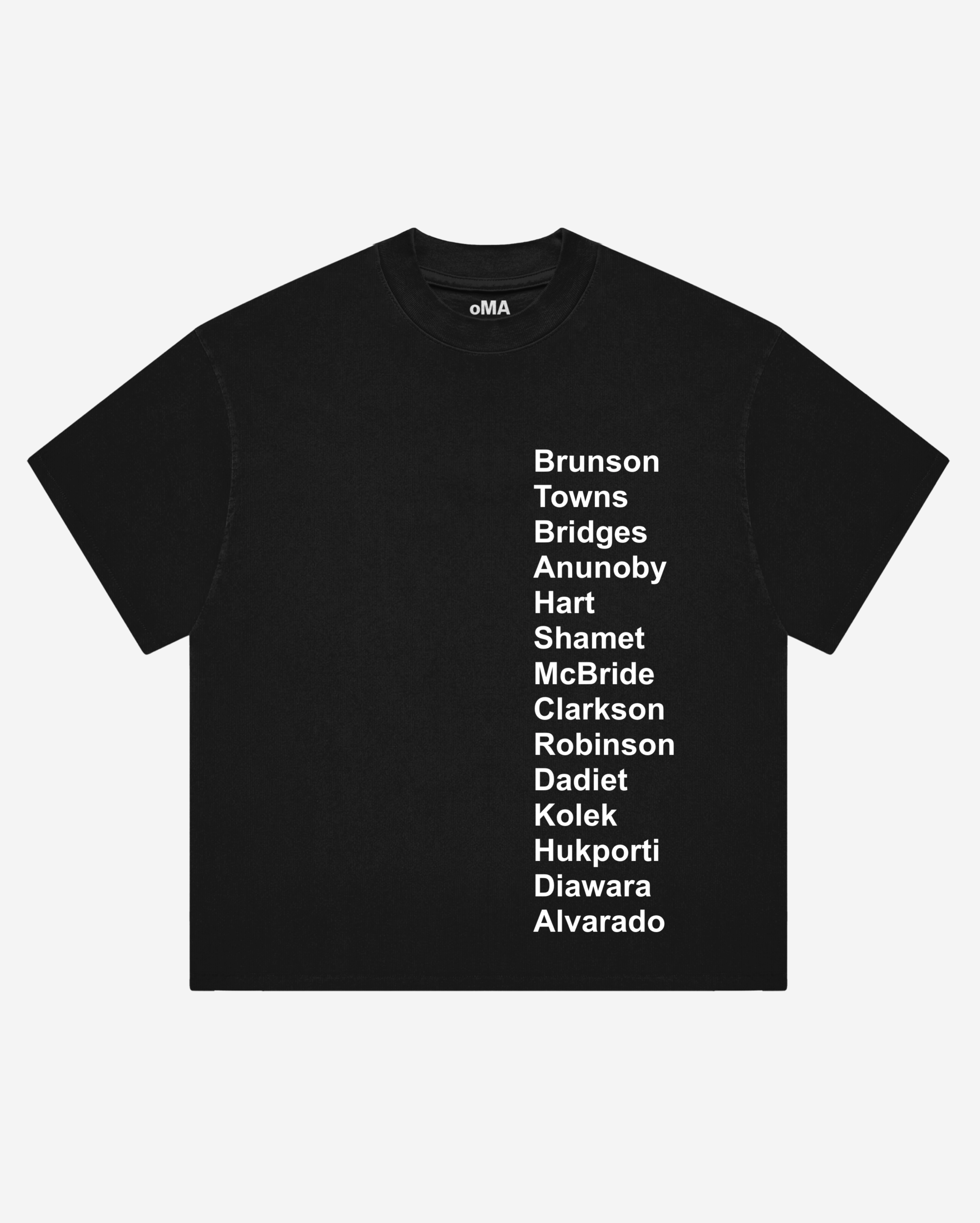 NYK TEAM T-SHIRT (BLACK)